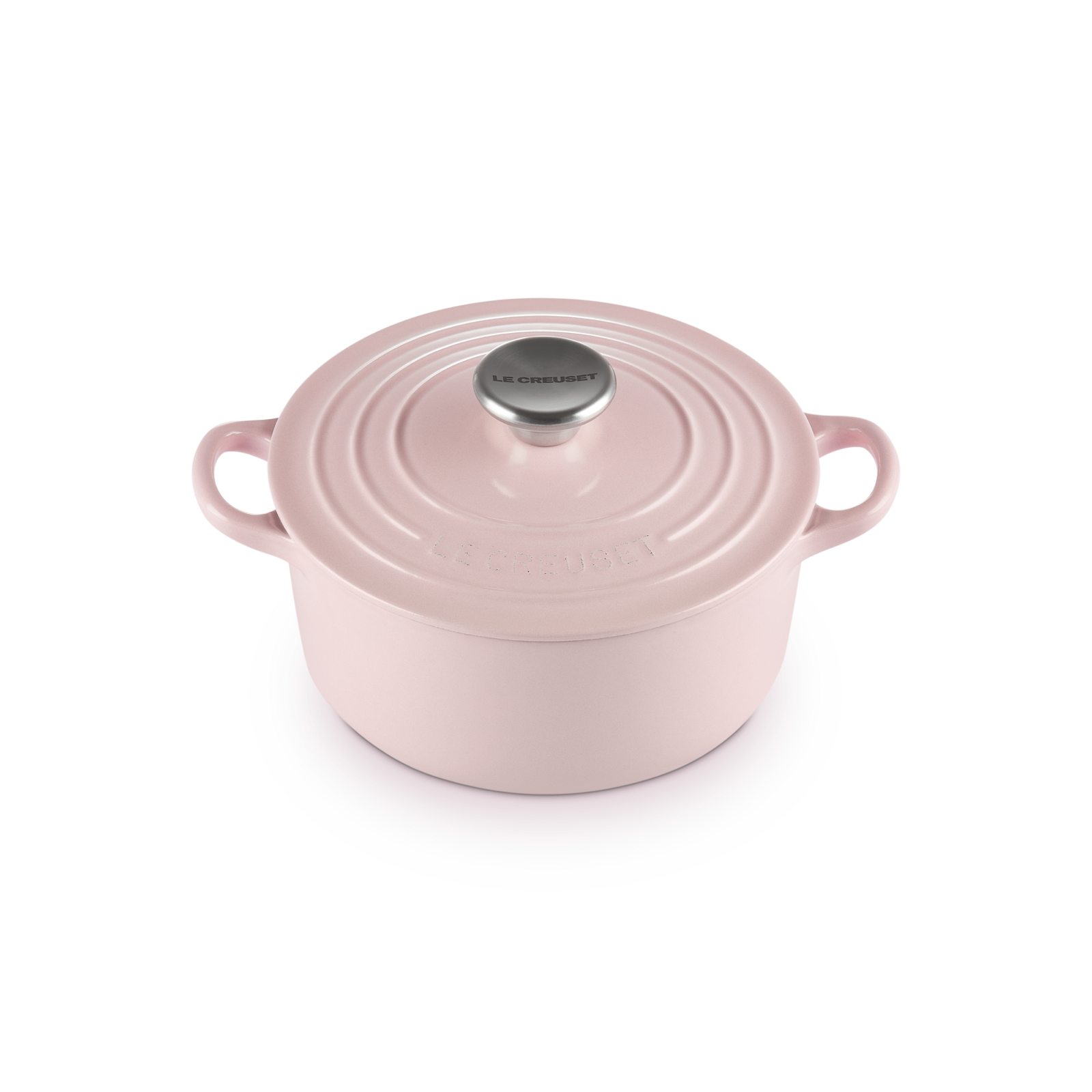 ココット・ロンド 18cm シフォンピンク (シルバーツマミ