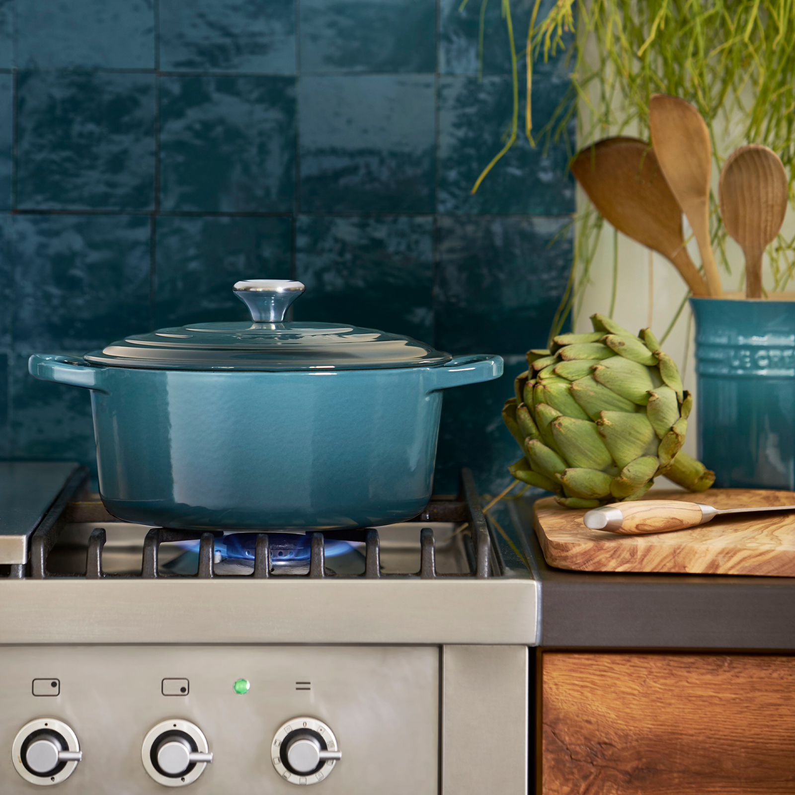 シグニチャー ココット・ロンド 22cm ディープティール