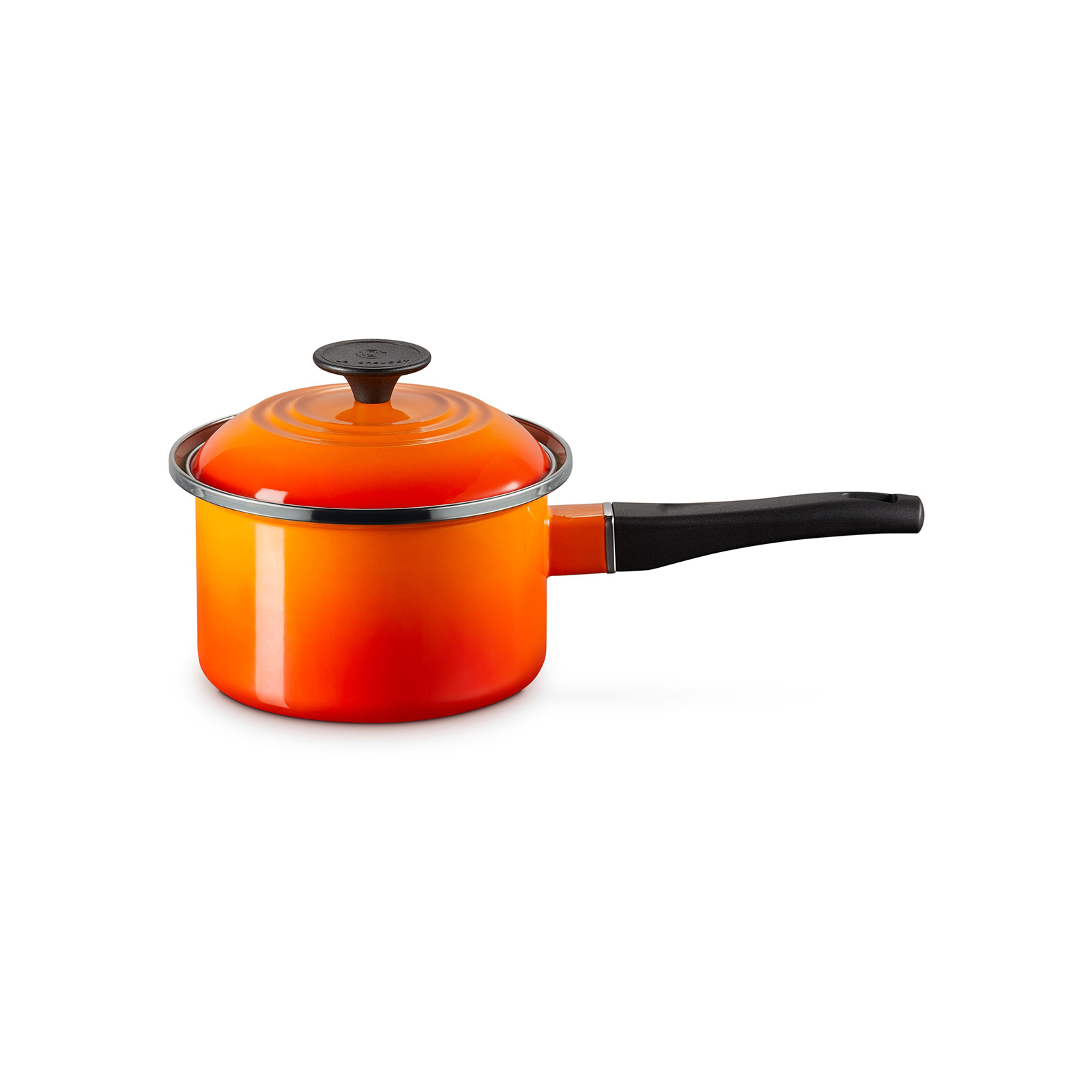 新品・未開封　ル・クルーゼ（LE CREUSET）ソースパン 16cm ソースパン 16cm ベアーツマミ シェルピンク | ベビー・キッズ・出産