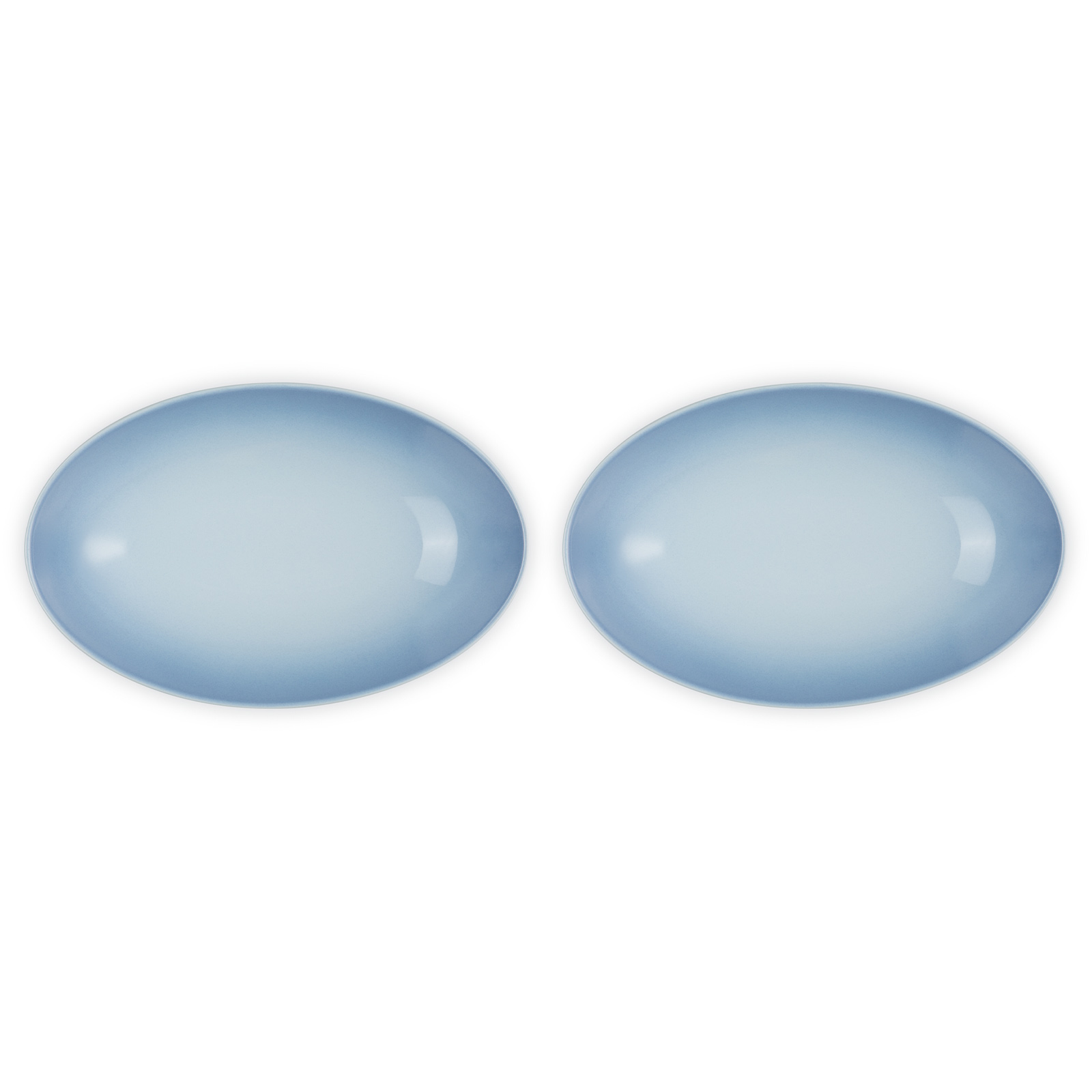 レジェ・オーバル・ディッシュ 23cm (2個入り) コースタルブルー