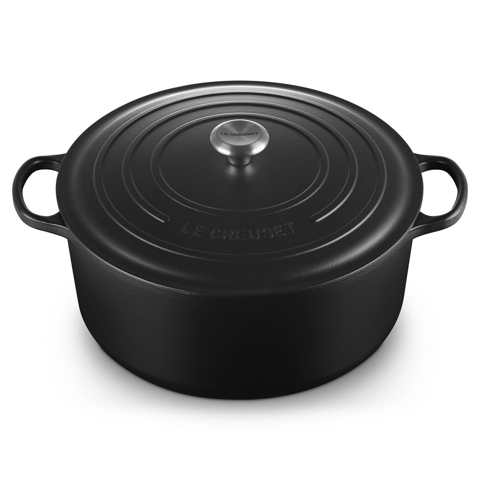 シグニチャー ココット・ロンド 34cm マットブラック (ブラック