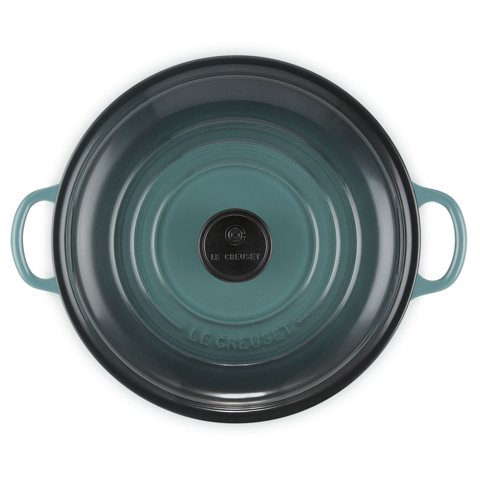 Le Creuset ブラック ビュッフェ・キャセロール 26cm ビュッフェ・キャセロール 26cm オーシャン (ブラックツマミ) | 両手鍋