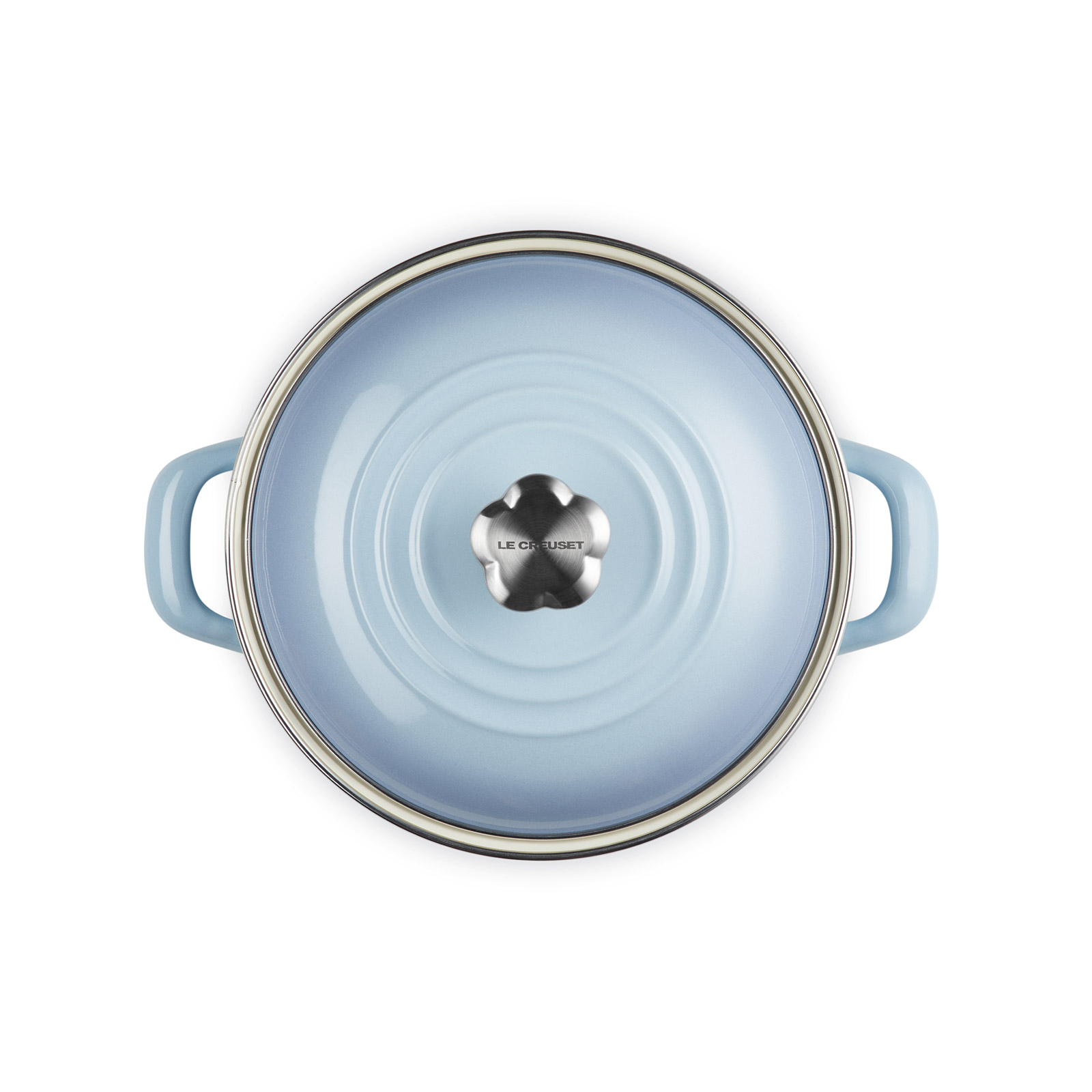 EOS キャセロール 18cm コースタルブルー (フラワーツマミ