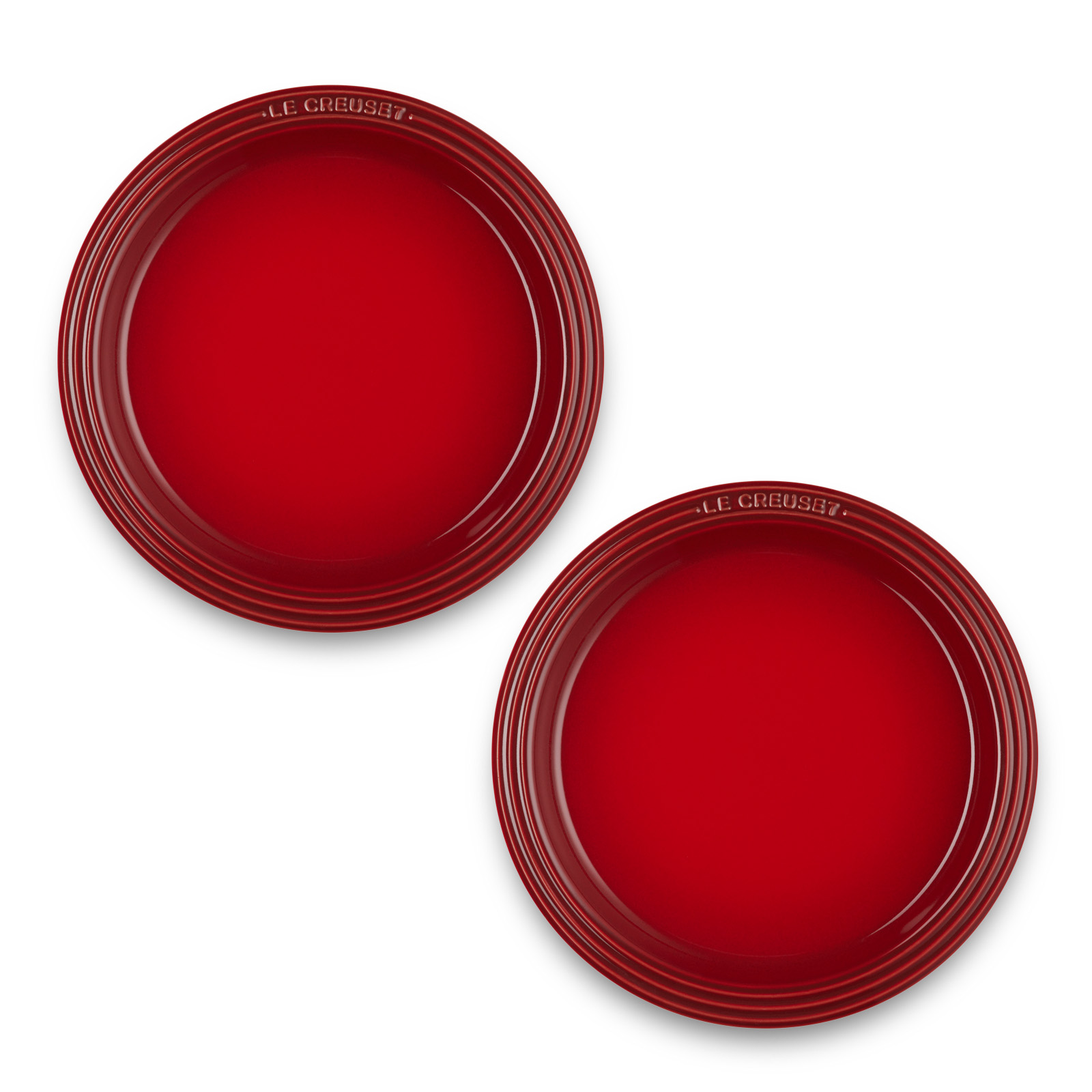 レジェ・プレート 23cm (2枚入り) チェリーレッド