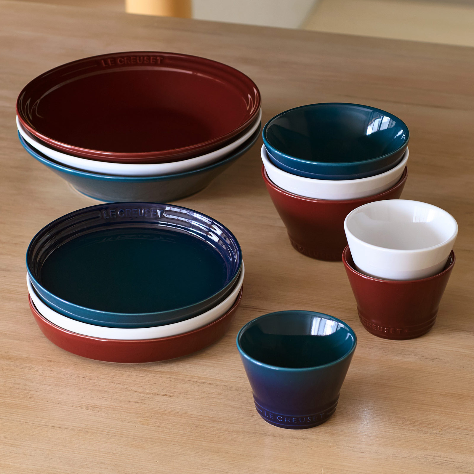 ルクルーゼ シェルディッシュＭ4枚＋Ｓ5枚 ル・クルーゼ貝殻 9枚セット ルクルーゼ シェルディッシュM4枚＋S5枚 ル・クルーゼ貝殻 9枚