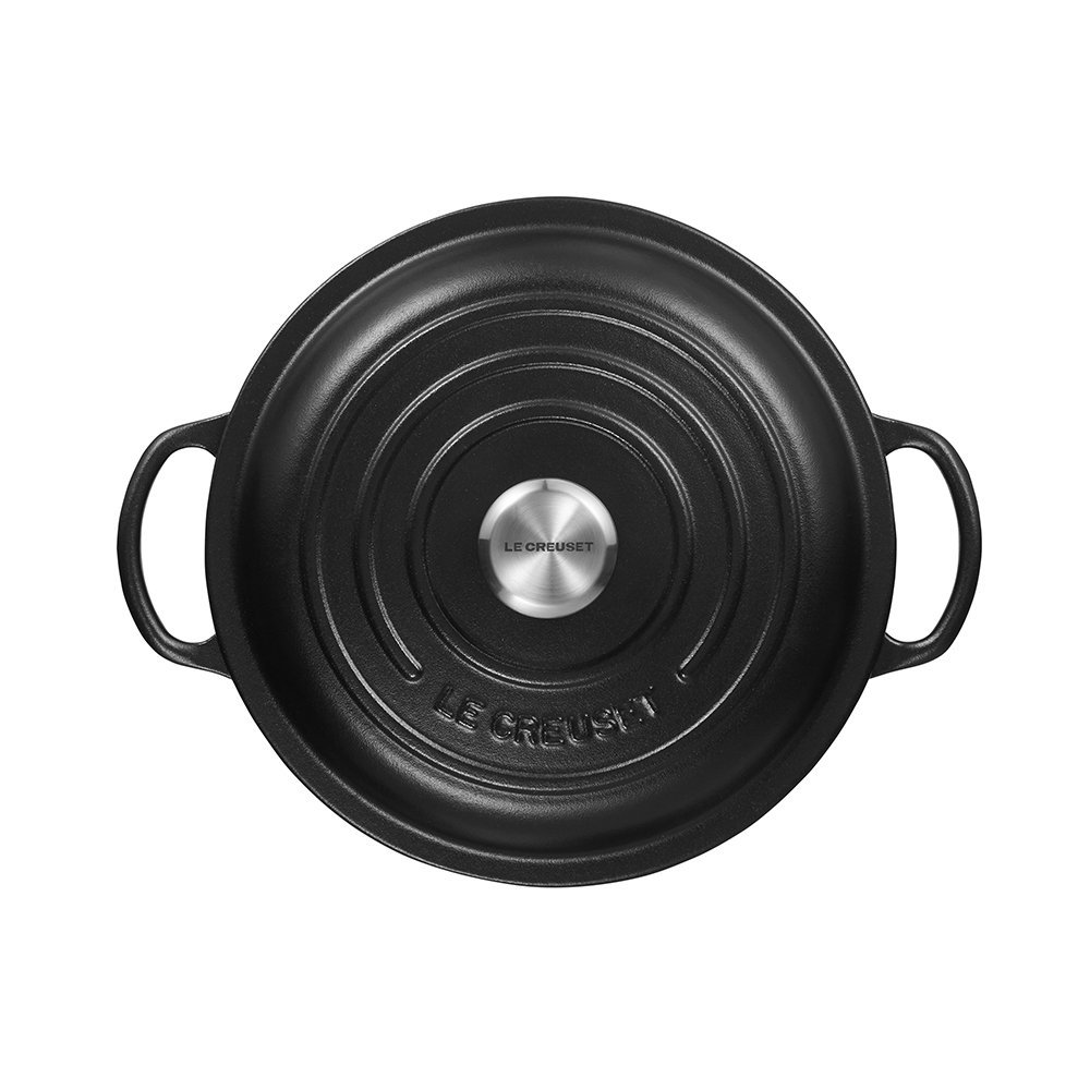 ル・クルーゼ　マルミット 22cm ブラックマットホーロー　未使用品 ル・クルーゼ マルミット 22cm ブラックマットホーロー 未使用品 ル