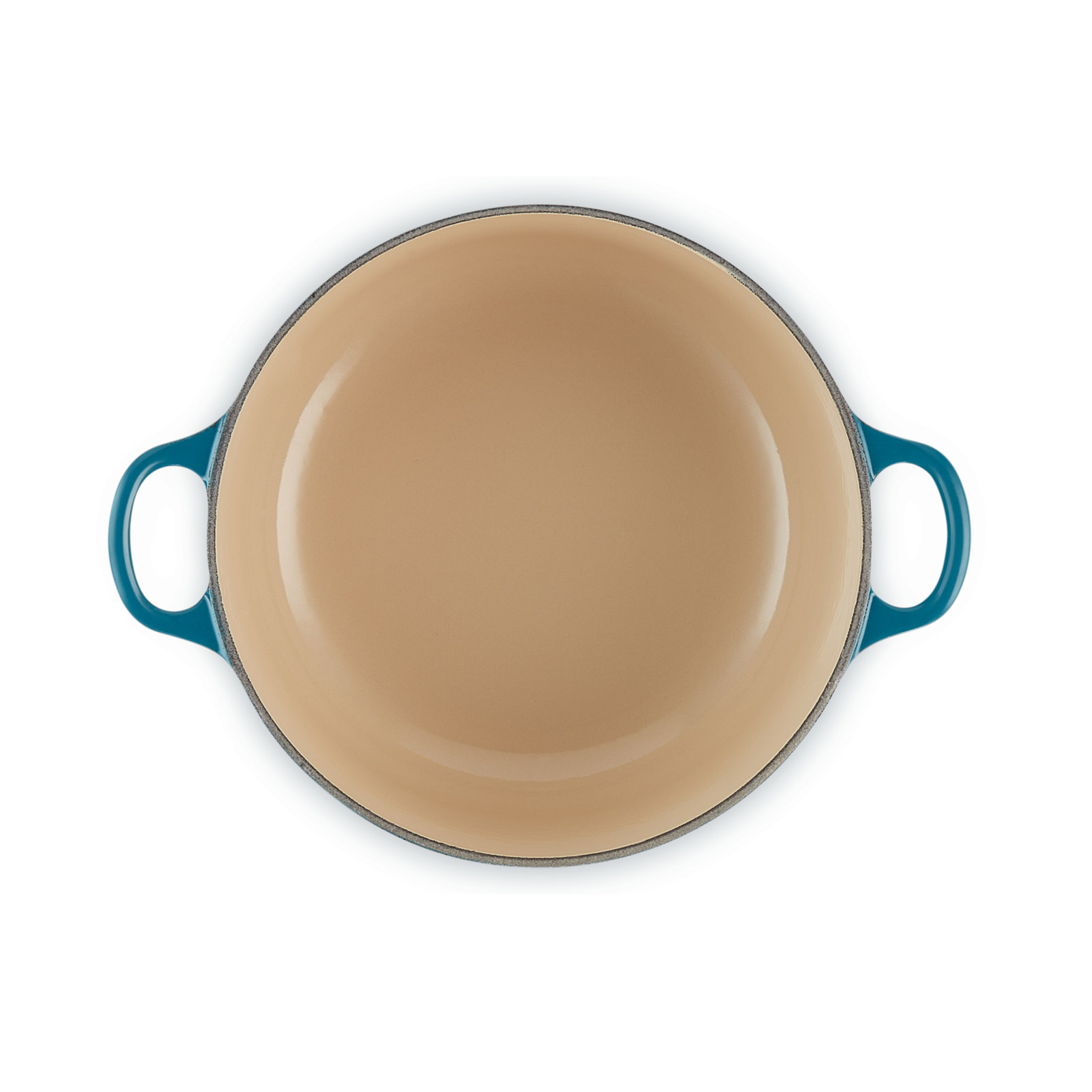 ココット・ロンド 20cm ディープティール (シルバーツマミ