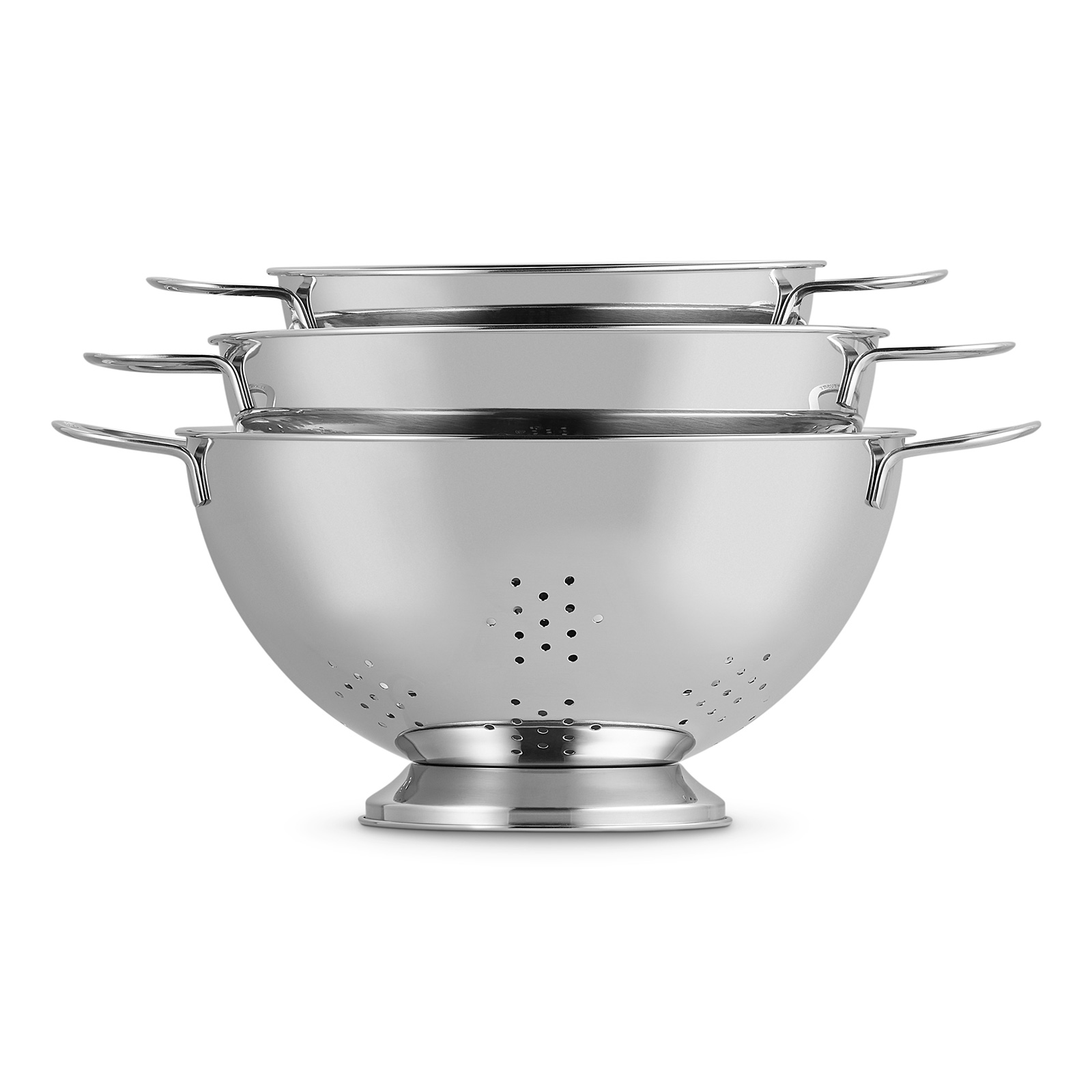 LE CREUSET ル・クルーゼ ステンレスコランダー (ざる) 3pcs 楽天市場】Le Creuset ル・クルーゼ コランダー3個セット (ステンレス