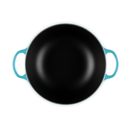 シグニチャー マルミット 26cm カリビアンブルー (ブラックマット