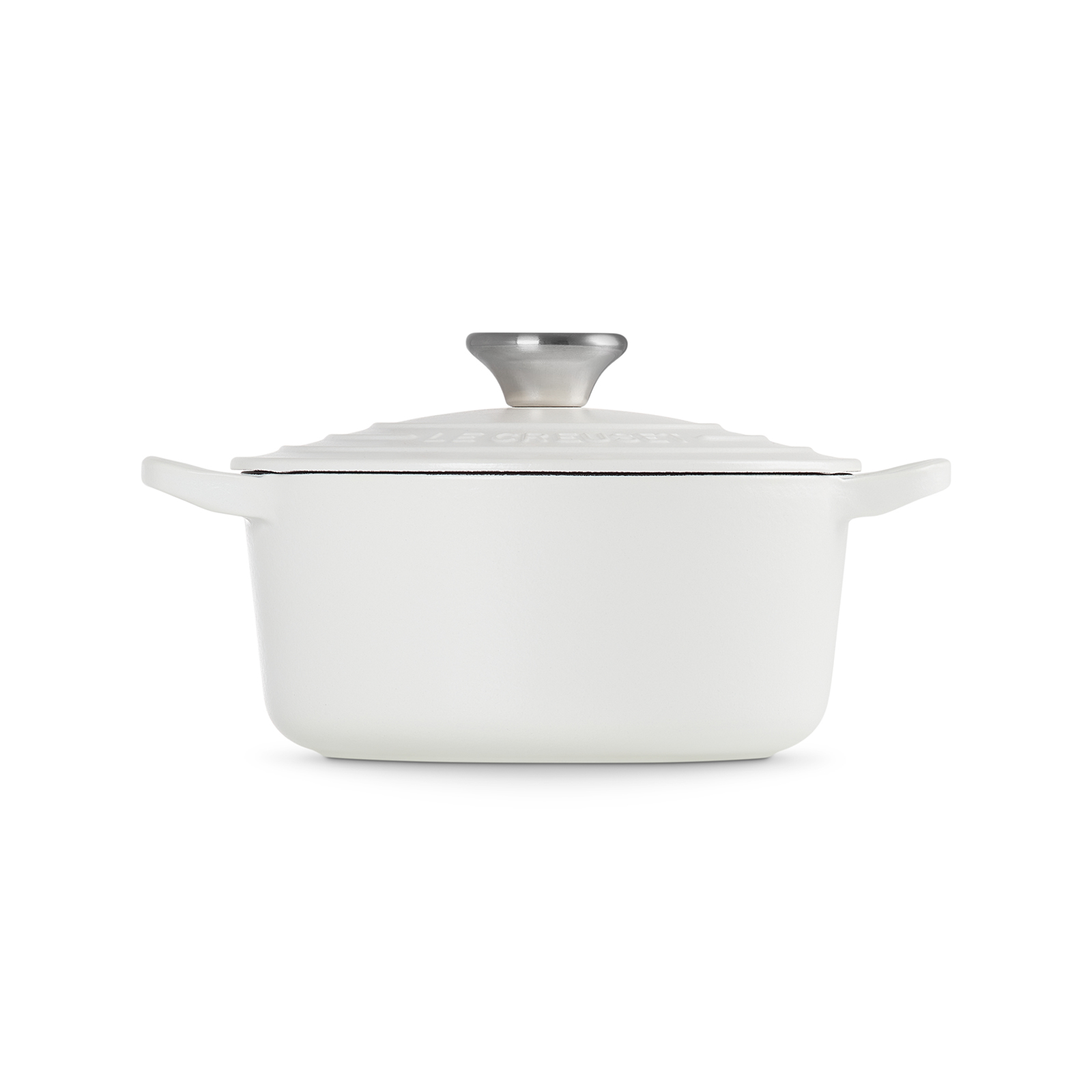 美品】LE CREUSET ココット ロンド ホワイト 18cm 美品】LE CREUSET