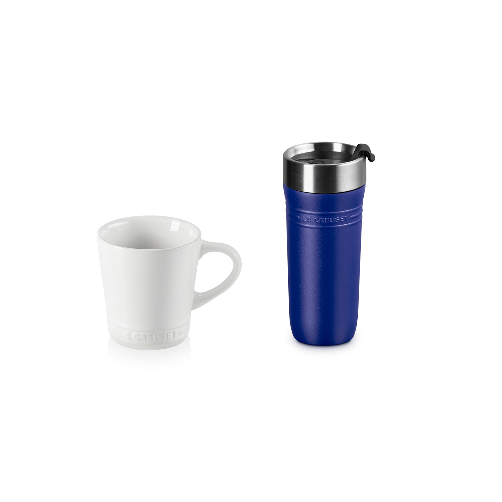 ネオ・マグ ホワイト & OTG トラベルマグ 350ml アズールブルーセット