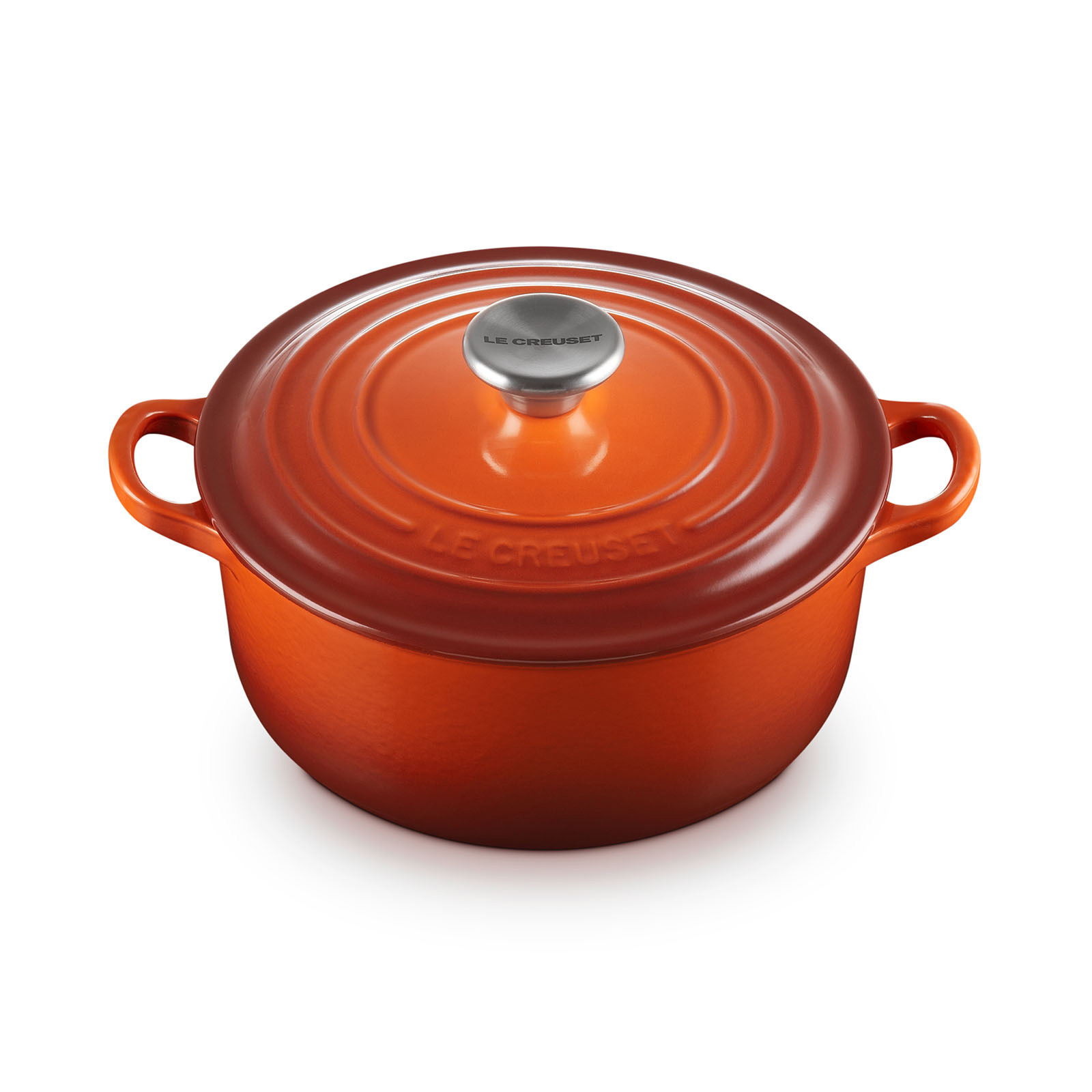 ル・クルーゼLECREUSET ココット・ロンド 20cm、カイアンカラー ココット・ロンド 20cm カイエン セット | 両手鍋 ｜ル・クルーゼ（Le