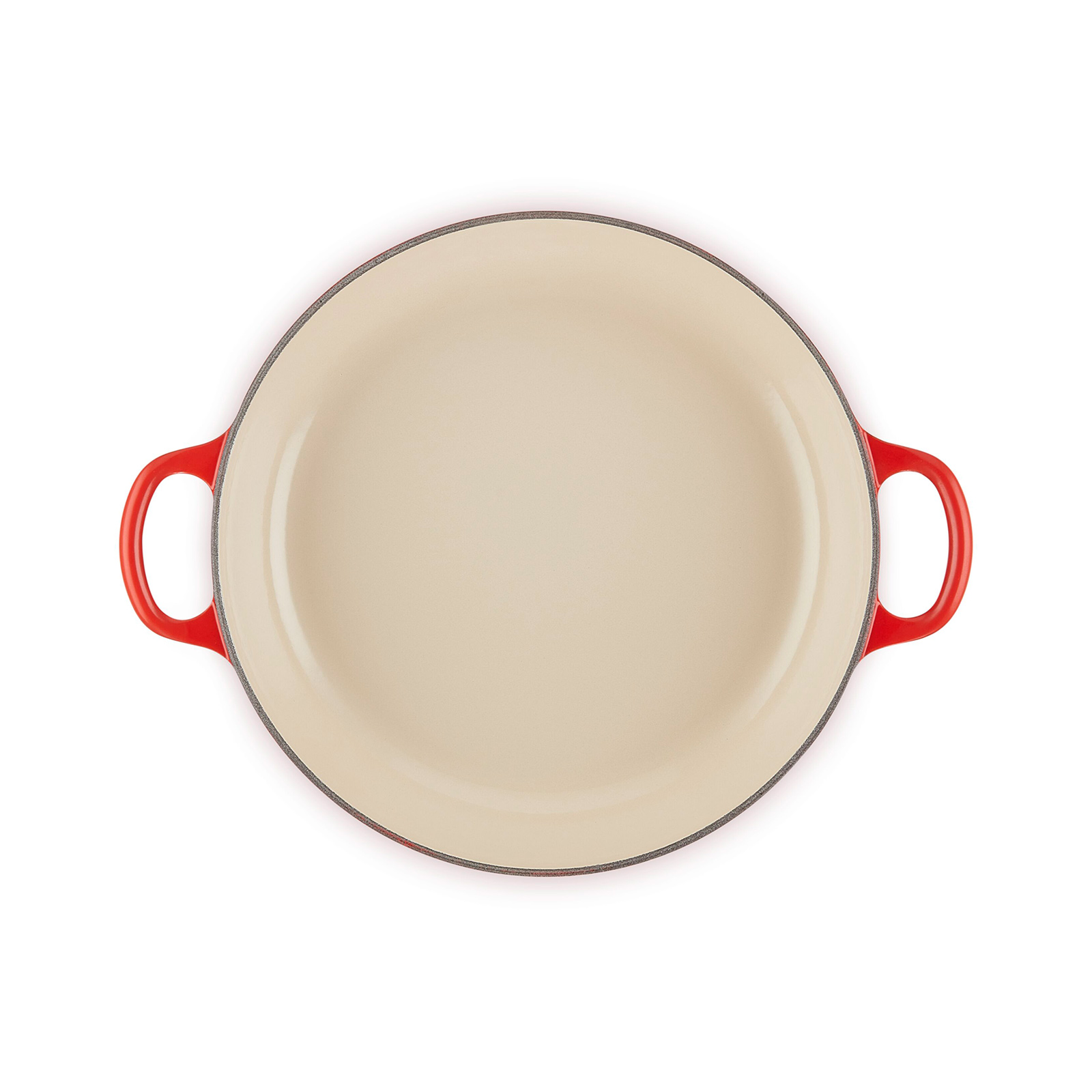 ビュッフェ・キャセロール (ガラスフタ付き) 26cm チェリーレッド