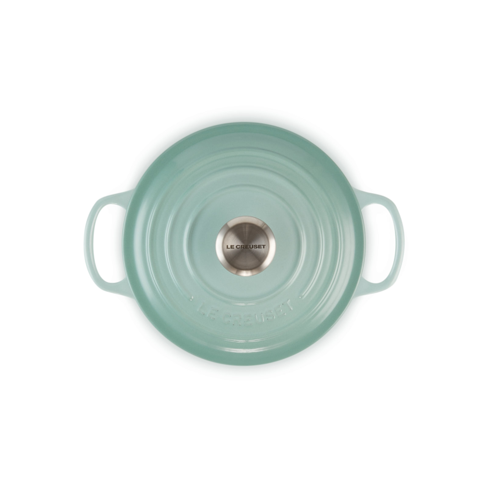 シグニチャー ココット・ロンド 18cm セージ (シルバーツマミ