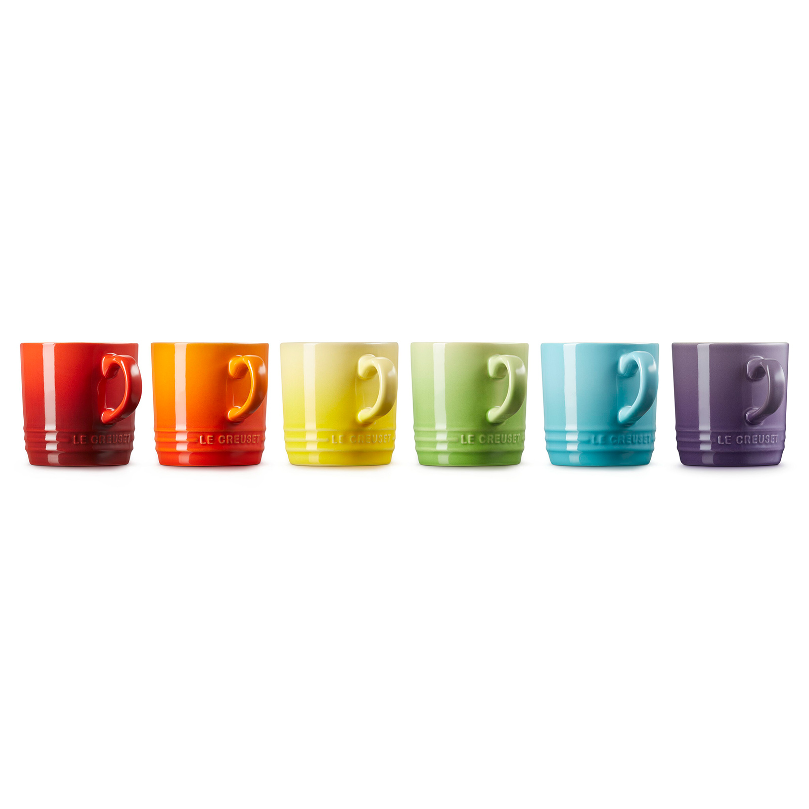 カプチーノマグ 200ml (6個入り) レインボー | コーヒー・ティー ｜ル