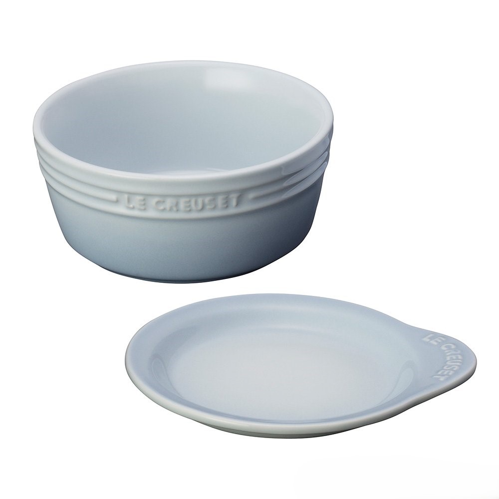 はな  LE CREUSET プレートオンディッシュ　2個セット　ブルー系 プレート・オン・ディッシュ コースタルブルー | ボール・ディッシュ