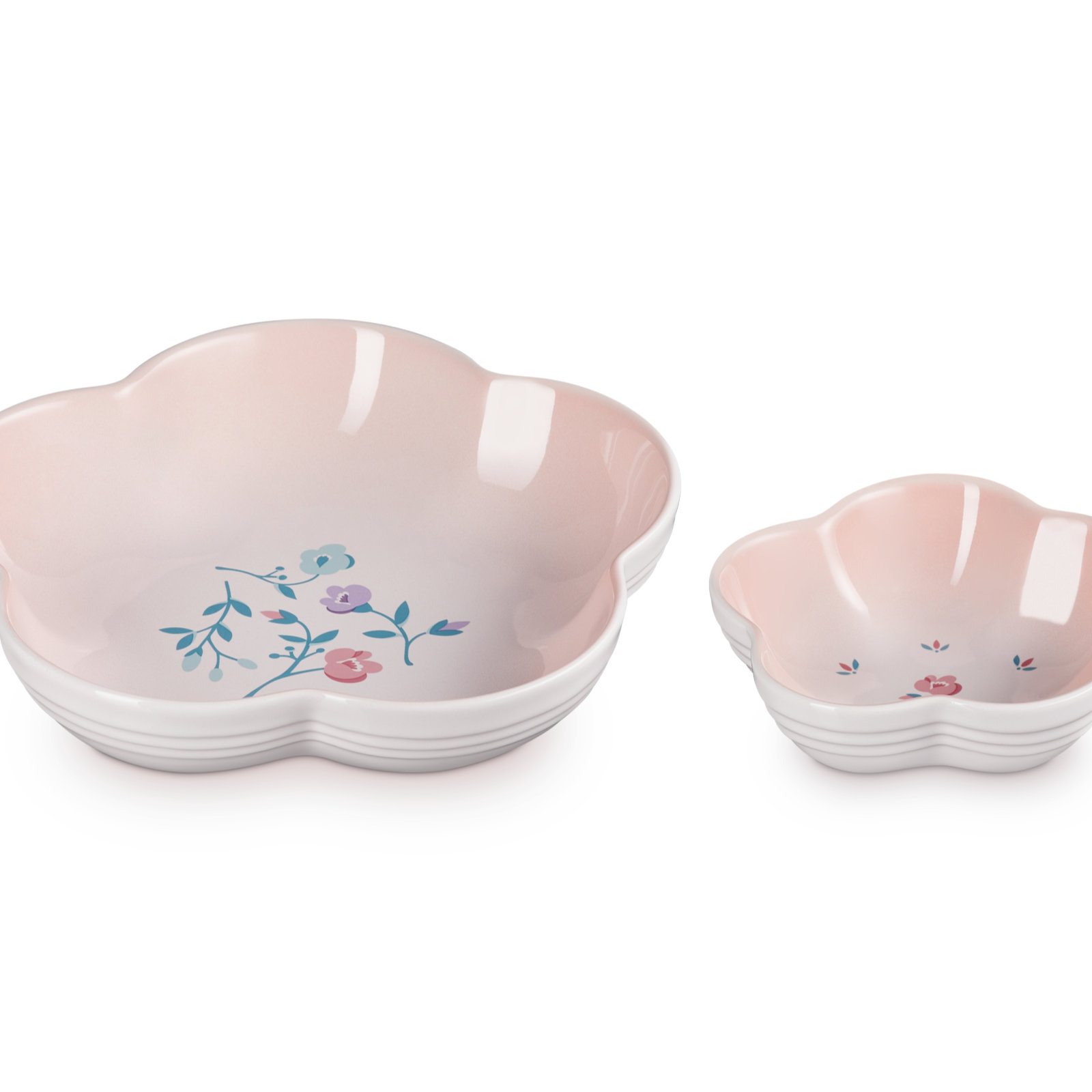 フラワー・ディッシュ プチフラワー 12cm & 20cm (2個入り) シェル