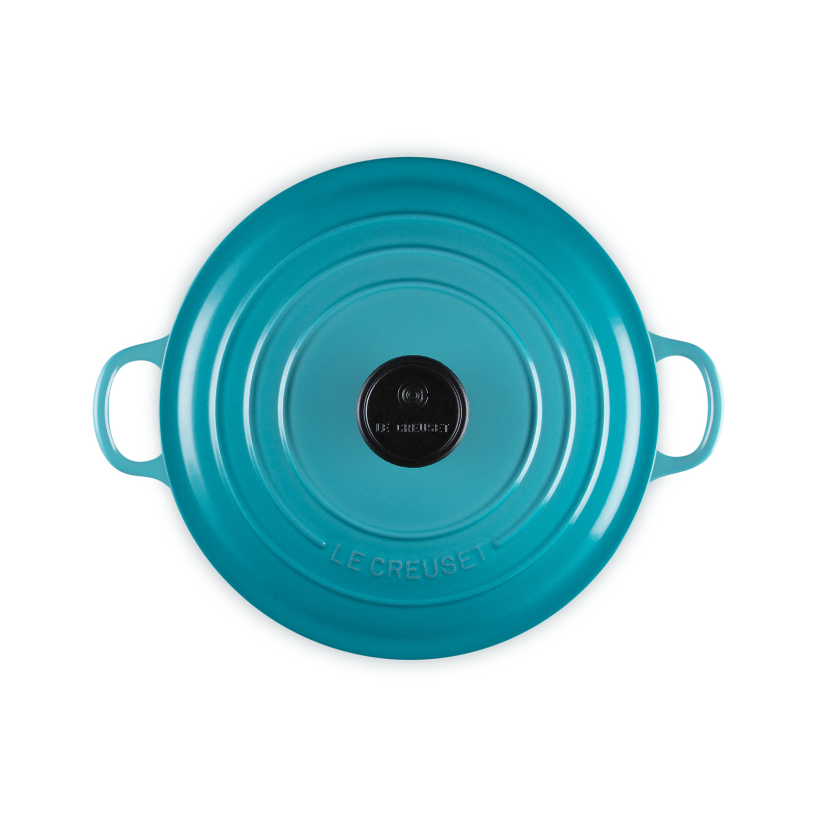 みかつん ココット・ロンド 24cm カリビアンブルー (ブラックツマミ