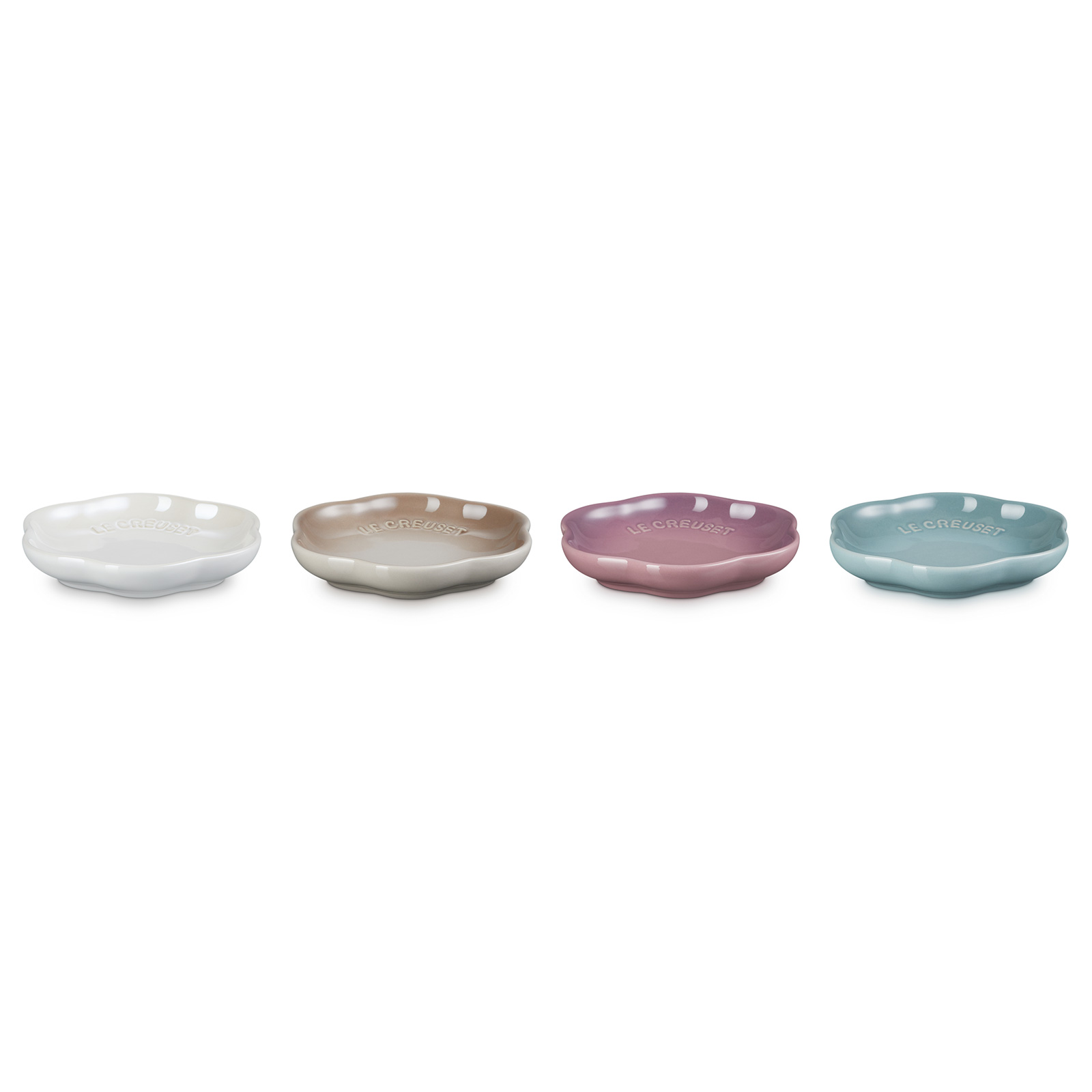 ミニ・スフィア・フラワープレート (4枚入り) PW/N/MP/SS