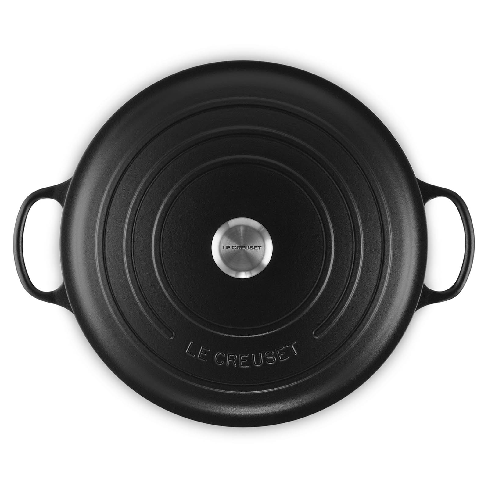 LE CREUSET　シグニチャーココット ロンド マットブラック　14cm シグニチャー ココット・ロンド 14cm マットブラック (ブラック