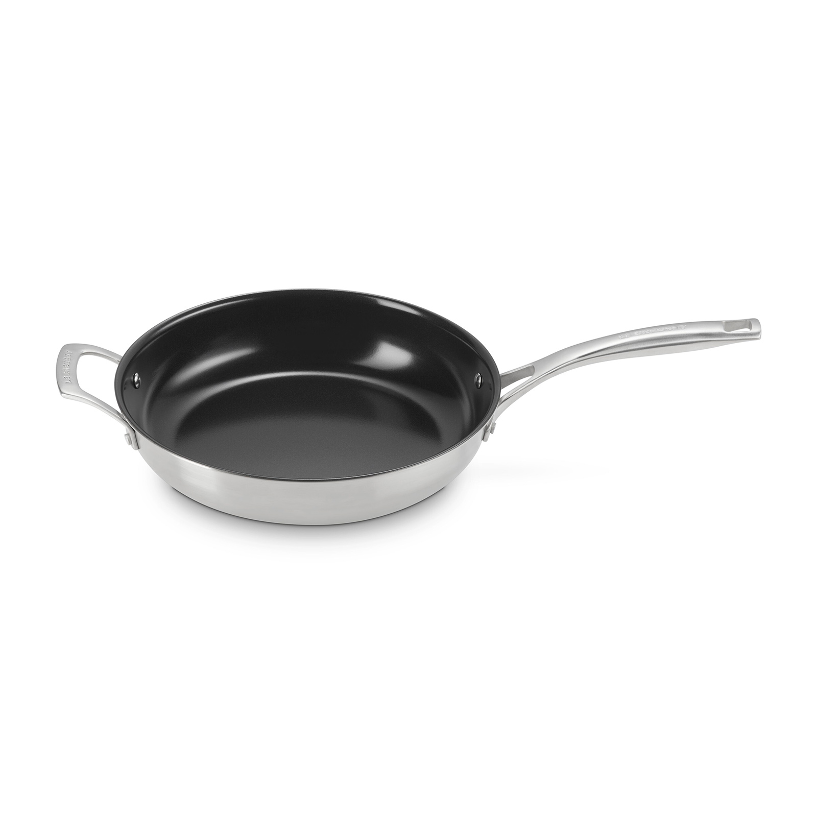 新品　LE CREUSET ステンレス フライパン 24cm　ルクルーゼ 3-ply ステンレス フライパンセット(2pcs) | スキレット・フライパン