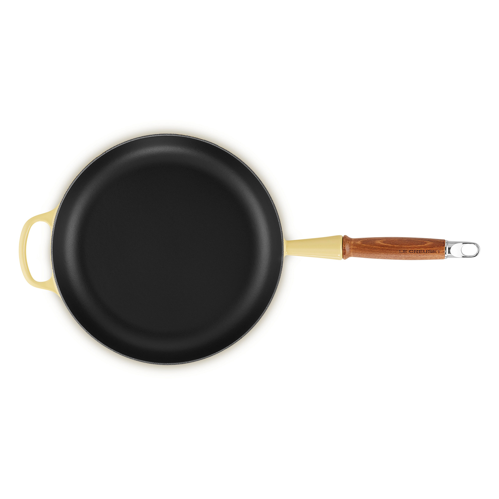 LE CREUSET フライパン 28cm (ウッドハンドル) オレンジ LE CREUSET フライパン 28cm (ウッドハンドル) オレンジ