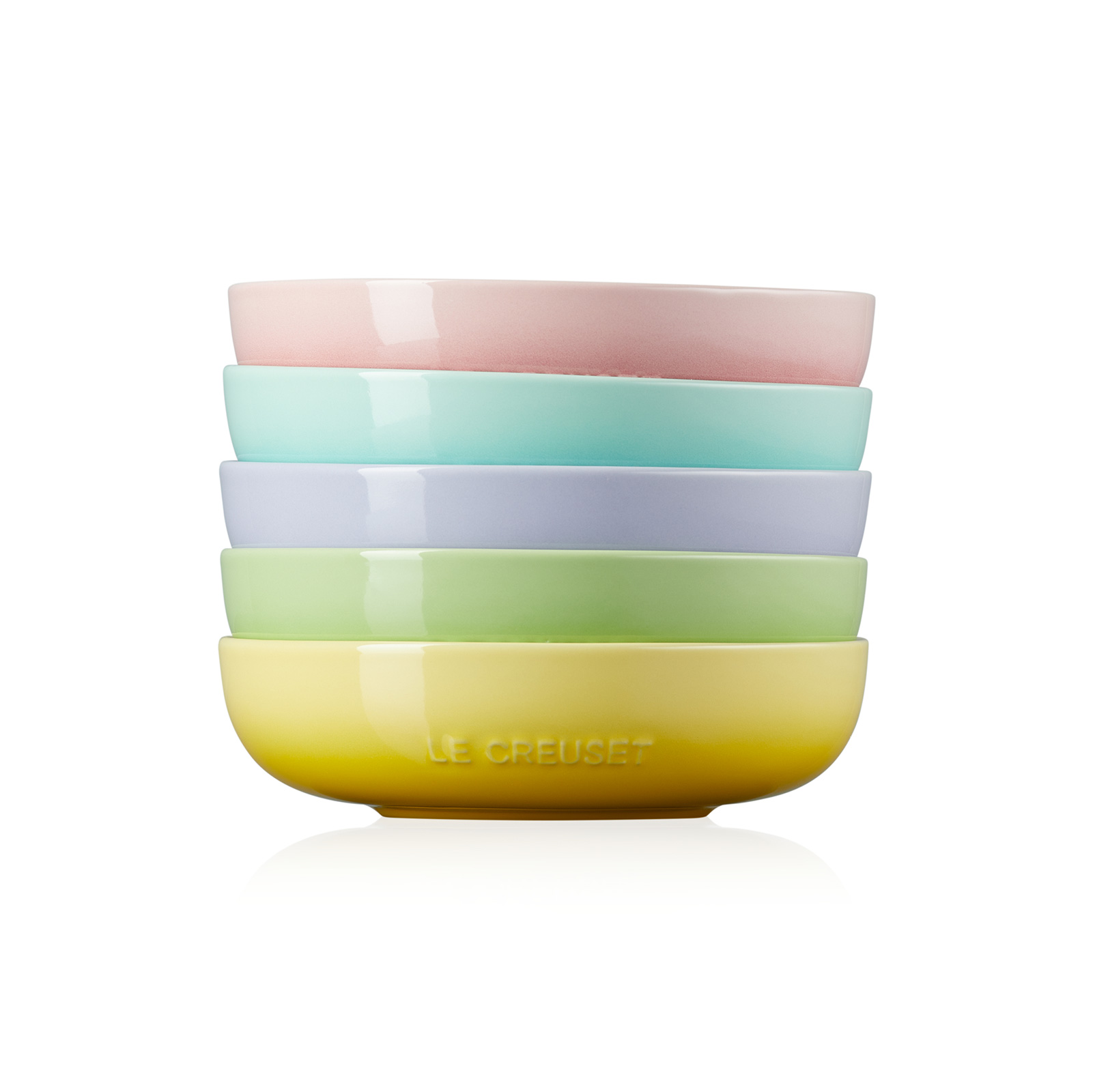 新品 未使用】ル・クルーゼ パステルレインボー スフィア・プレート