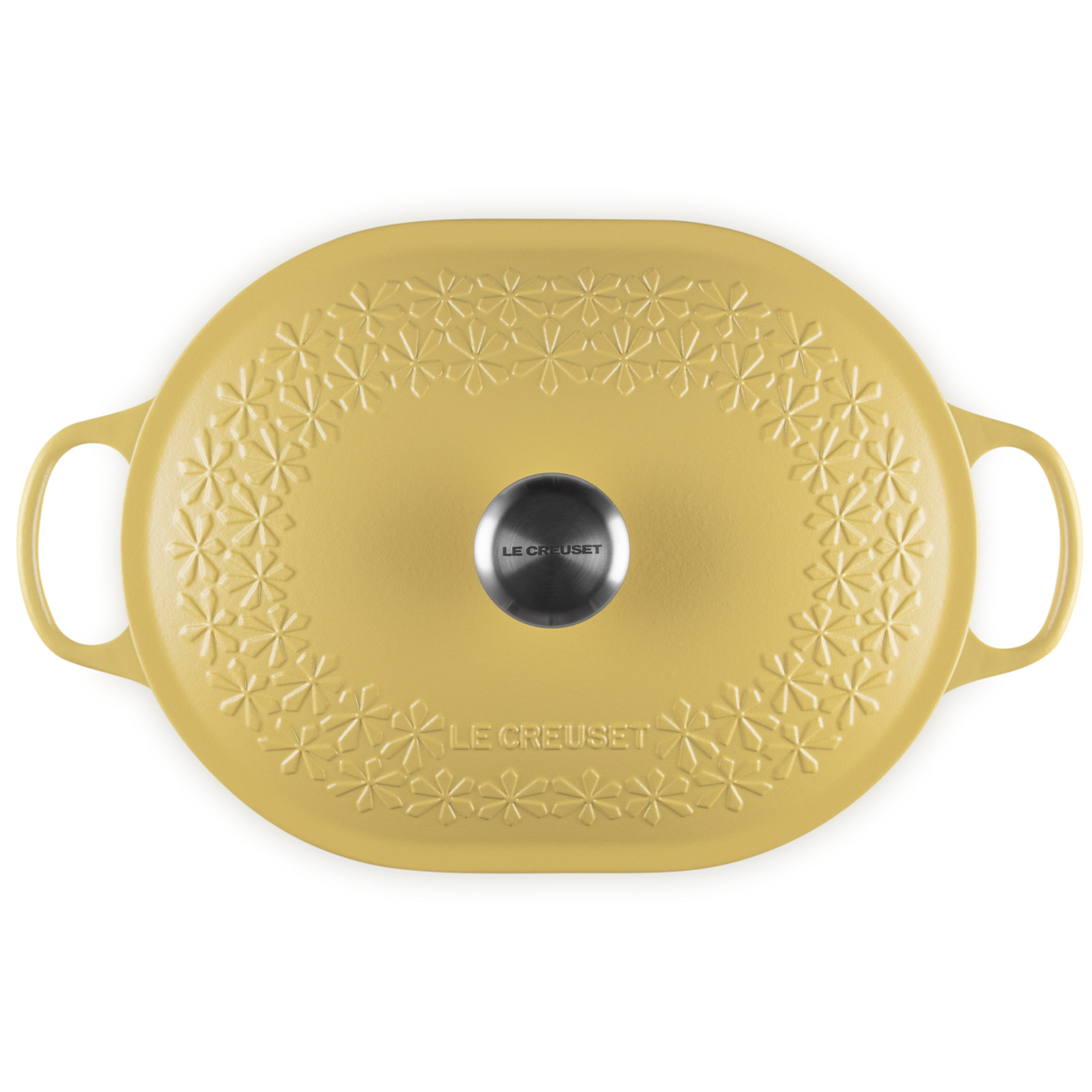 シグニチャー オブロング・マルミット 31cm フラワーレリーフ