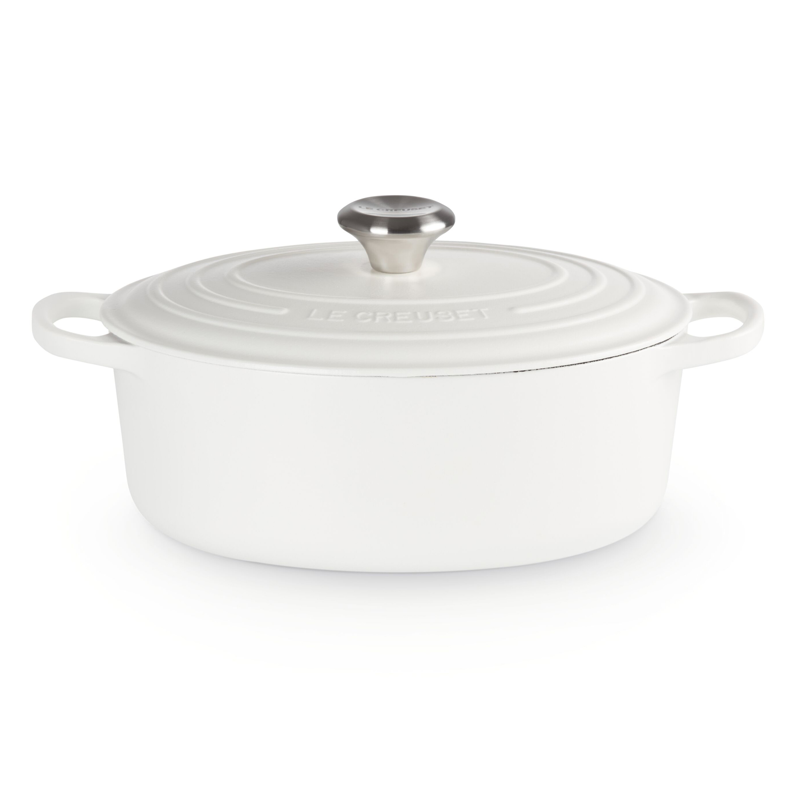 シグニチャー ココット・オーバル 27cm コットン (シルバーツマミ