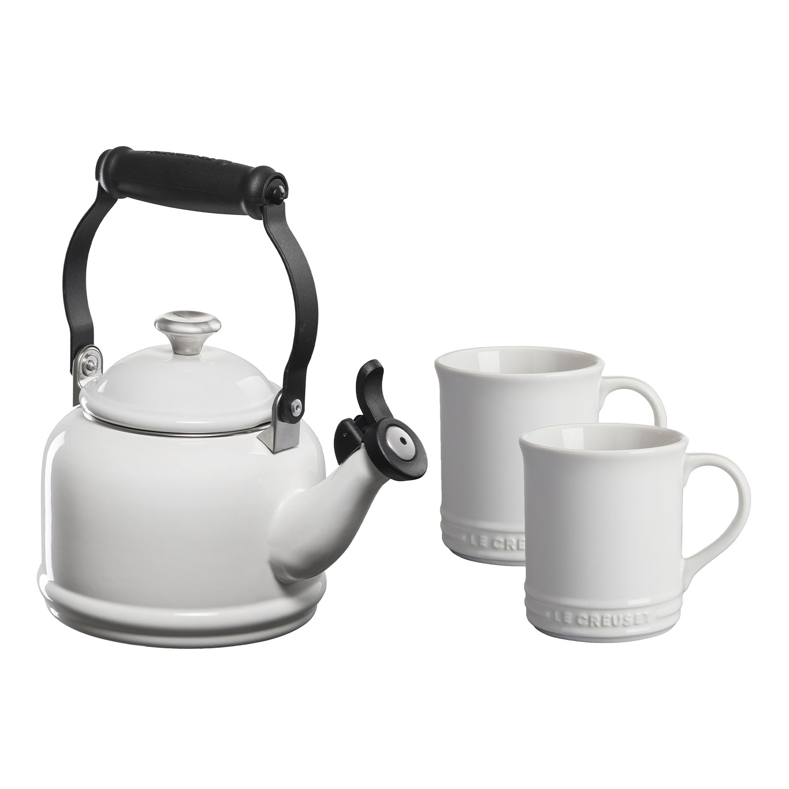 ルクルーゼ ケトルデミ&マグ2個入りセットホワイト新品 ケトル・デミ & マグ (2個入り) ホワイト | コーヒー・ティー