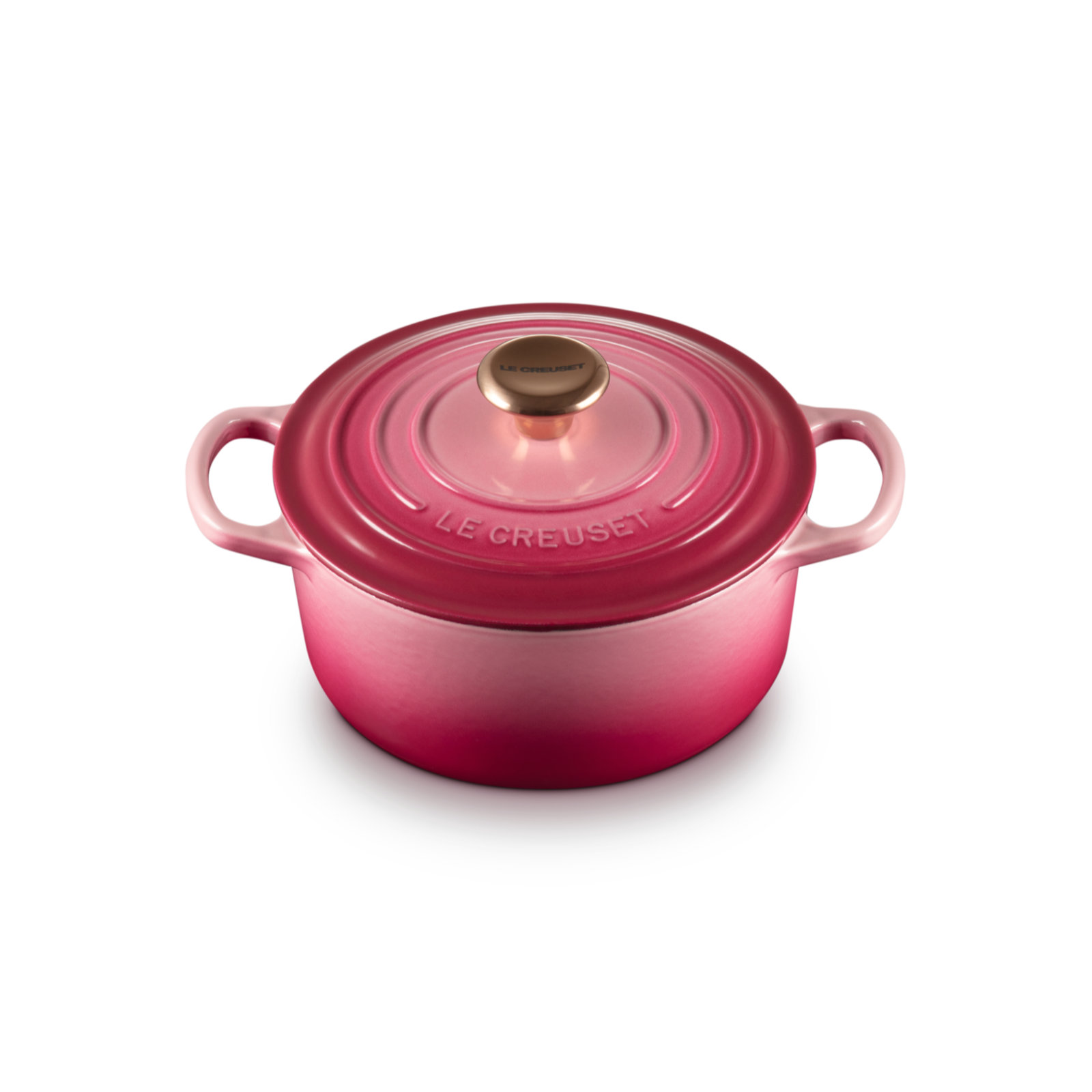 ルクルーゼ　ココット　ストロベリー ル・クルーゼ ココット・ロンド 22cm 2501-22 [チェリーレッド] (鍋