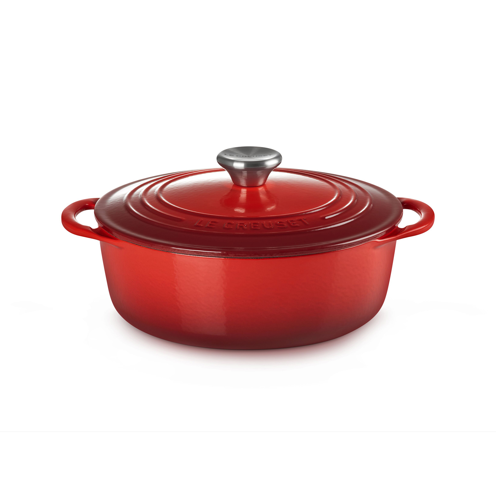 ルクルーゼ ル・クルーゼ 赤 チェリーレッド 22 cm 未使用品 LE CREUSET - ル・クルーゼ 22センチ チェリーレッド 鍋