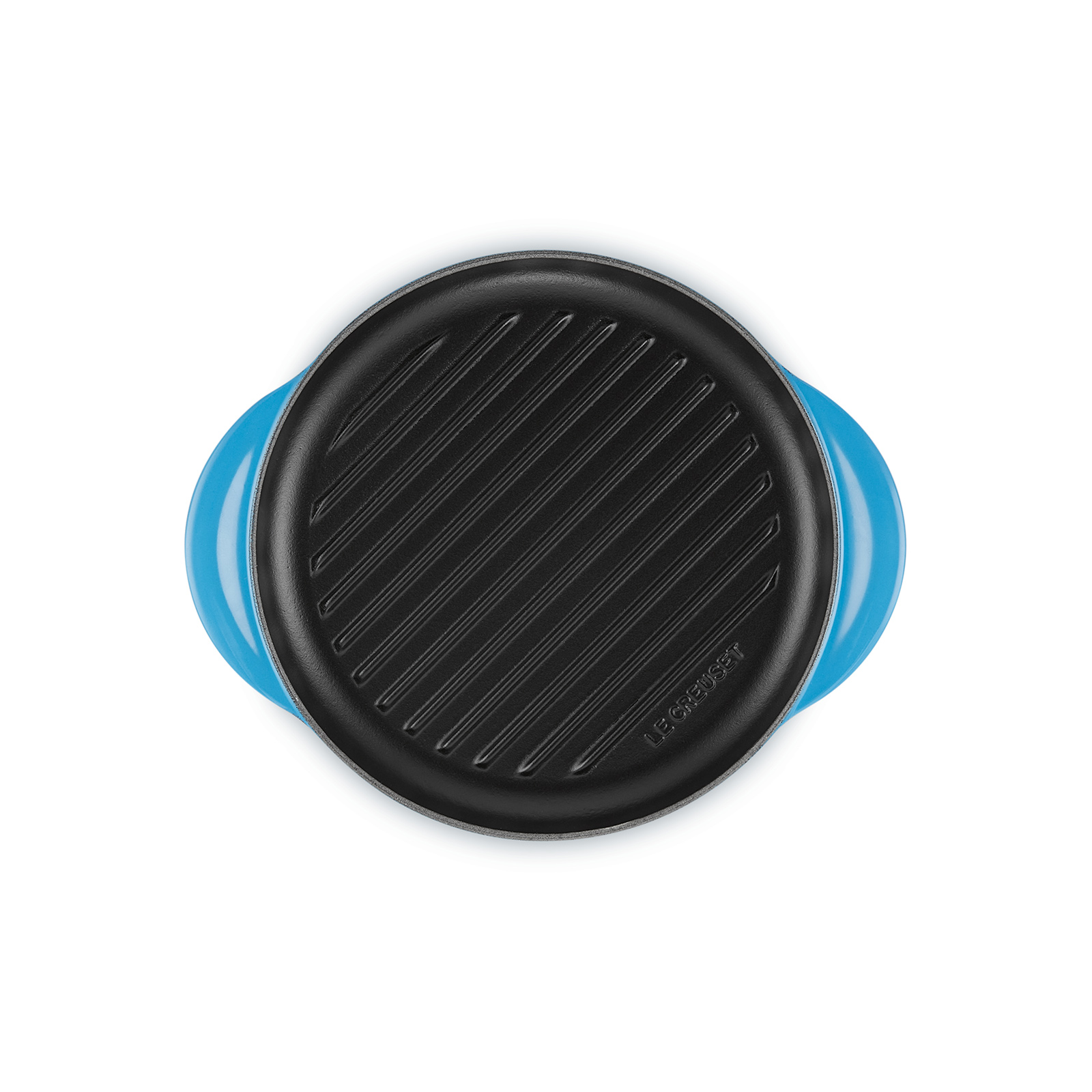 ラウンド・グリル 25cm アズールブルー | グリル ｜ル・クルーゼ