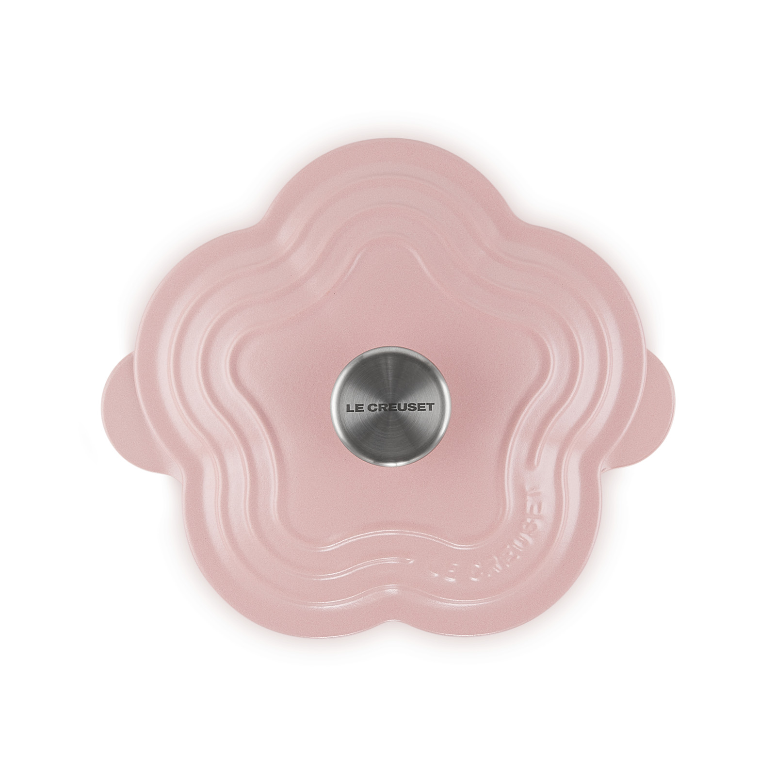 プレート・フルール シュガーピンク (フタ付き・シルバーツマミ