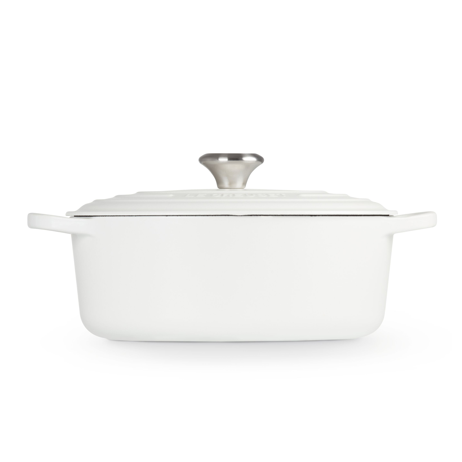 シグニチャー ココット・オーバル 27cm コットン (シルバーツマミ