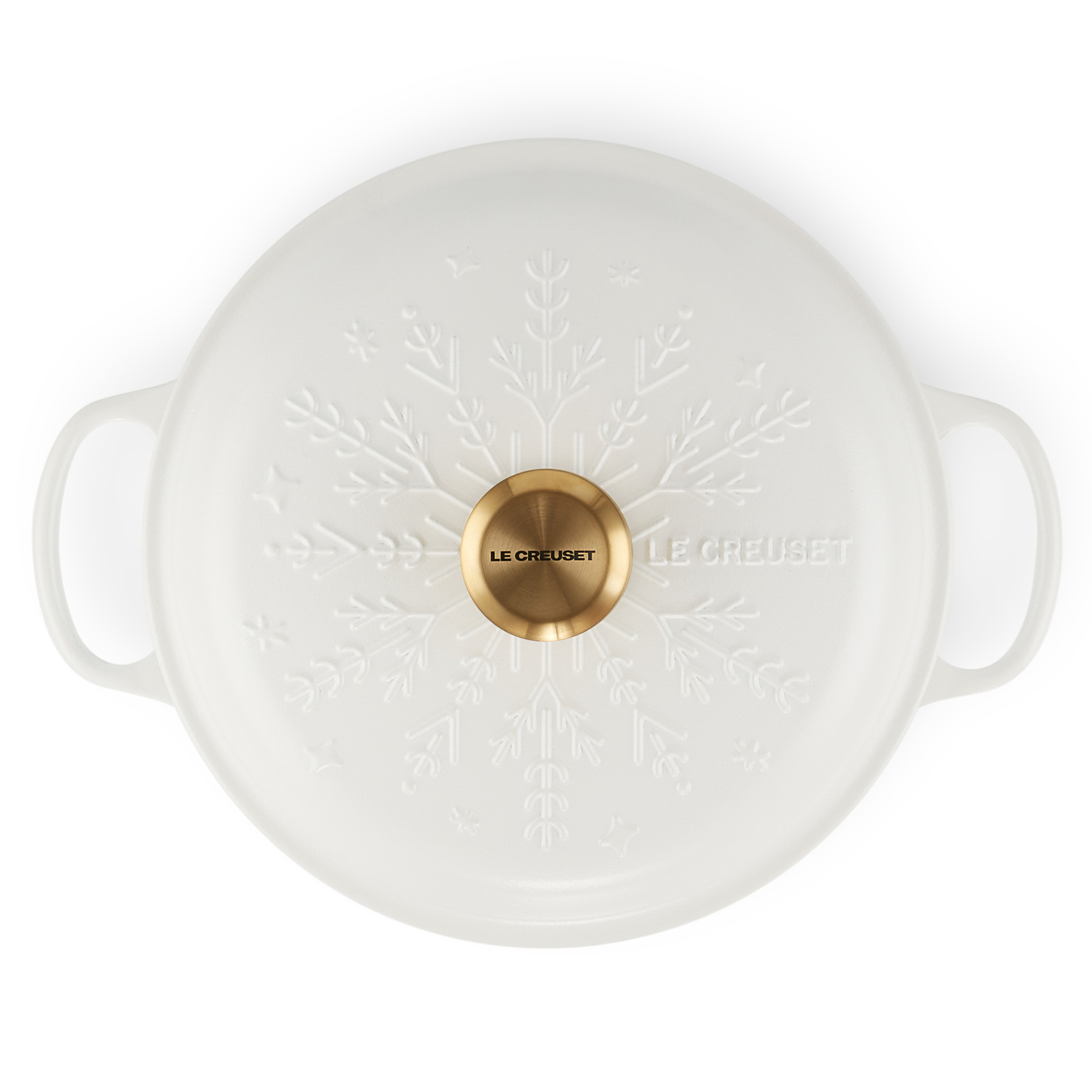 ルクルーゼ ビュッフェ キャセロール 26cm スノーフレークレリーフ