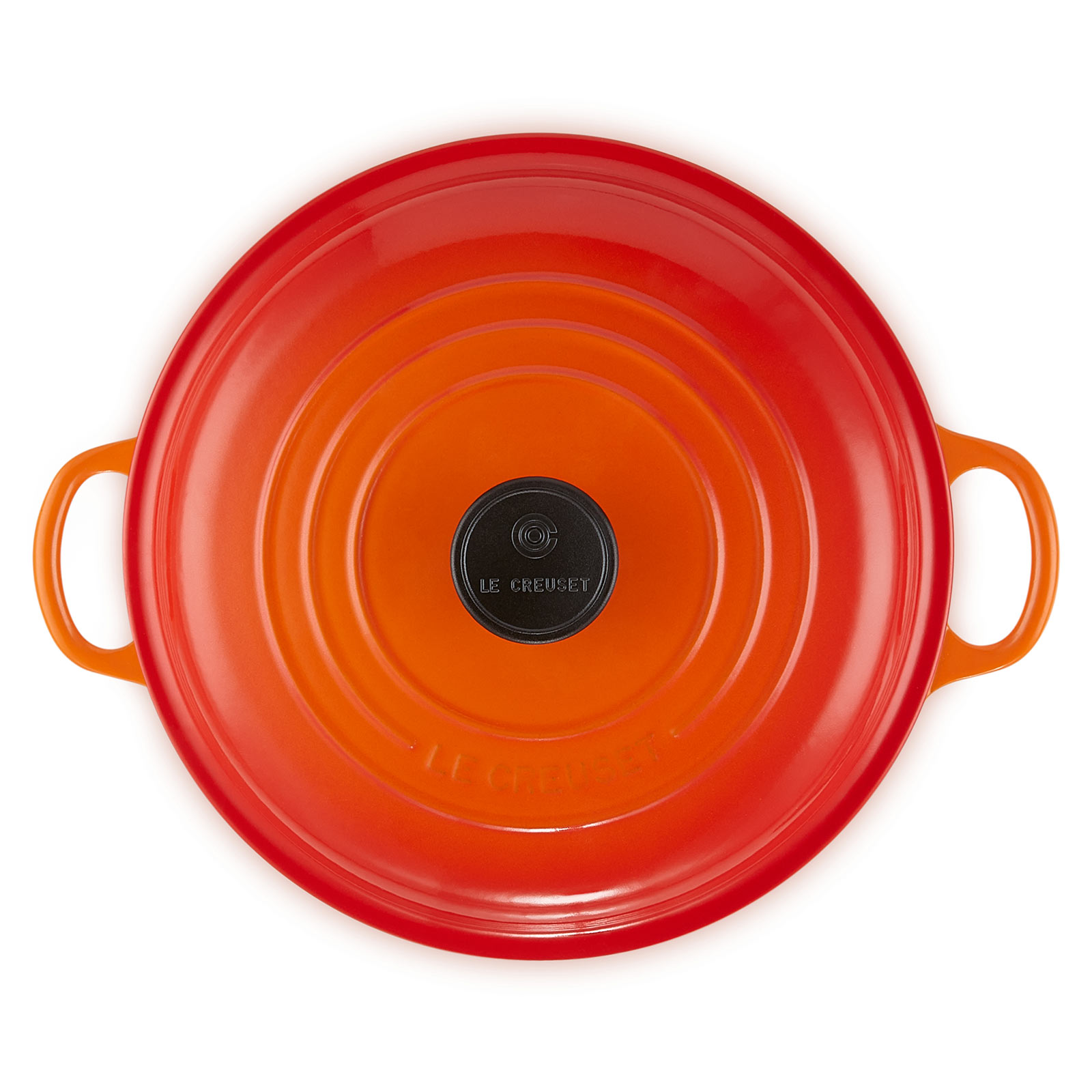 ビュッフェ・キャセロール 26cm オレンジ (ブラックツマミ) | 両手鍋