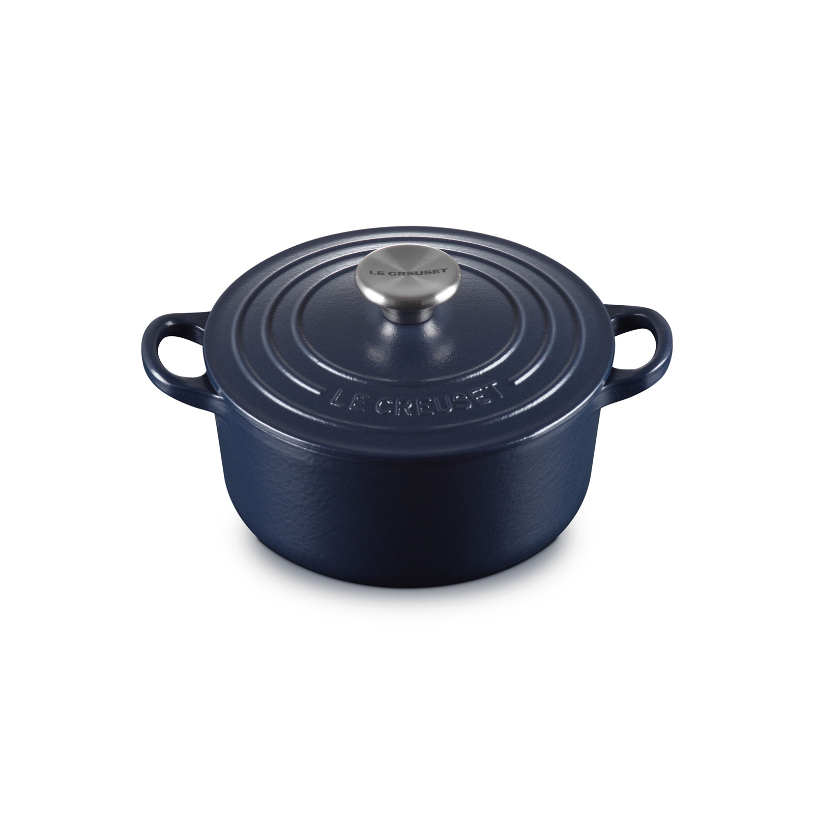 ル・クルーゼ ココットロンド 20cm マットブラック 両手鍋 ル