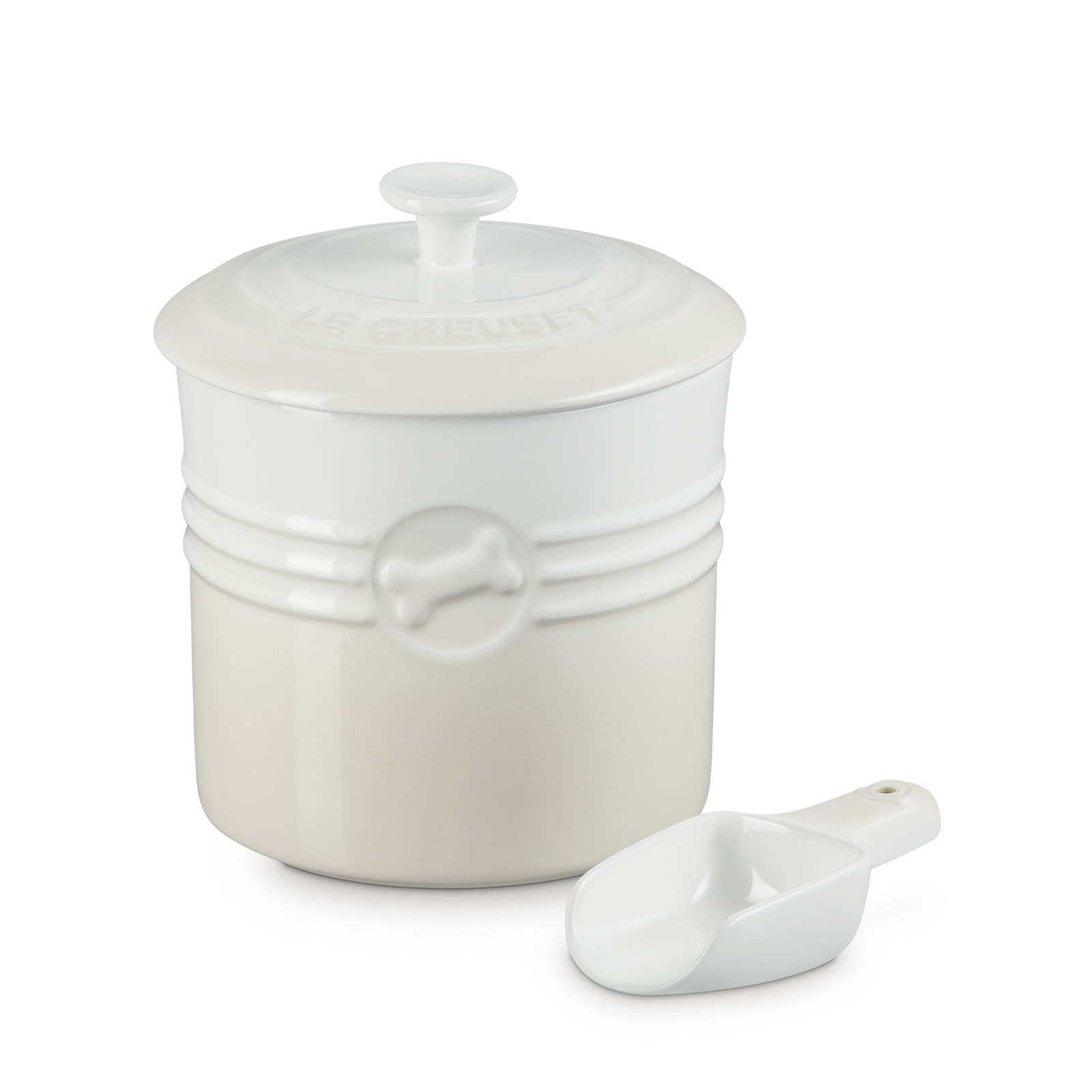 ペットフード・コンテナー (スクープ付き) メレンゲ | ペットアイテム