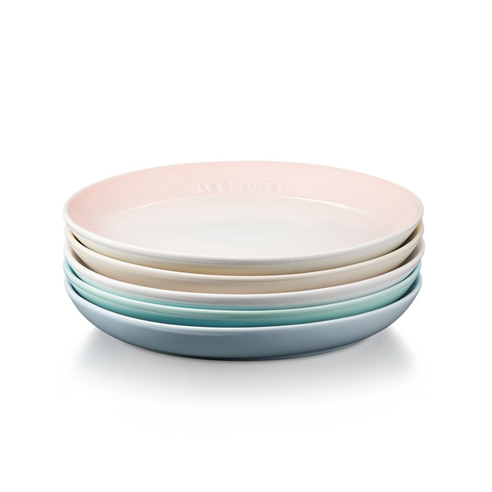 スフィア・プレート 22cm (5枚入り) パステルレインボー