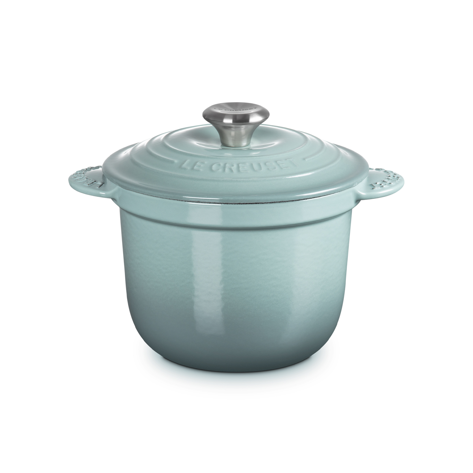 ルクルーゼ　ココット・エブリィ 18 シーソルト (ブラックマットホーロー) ココット・エブリィ 18 シーソルト (ブラックマットホーロー