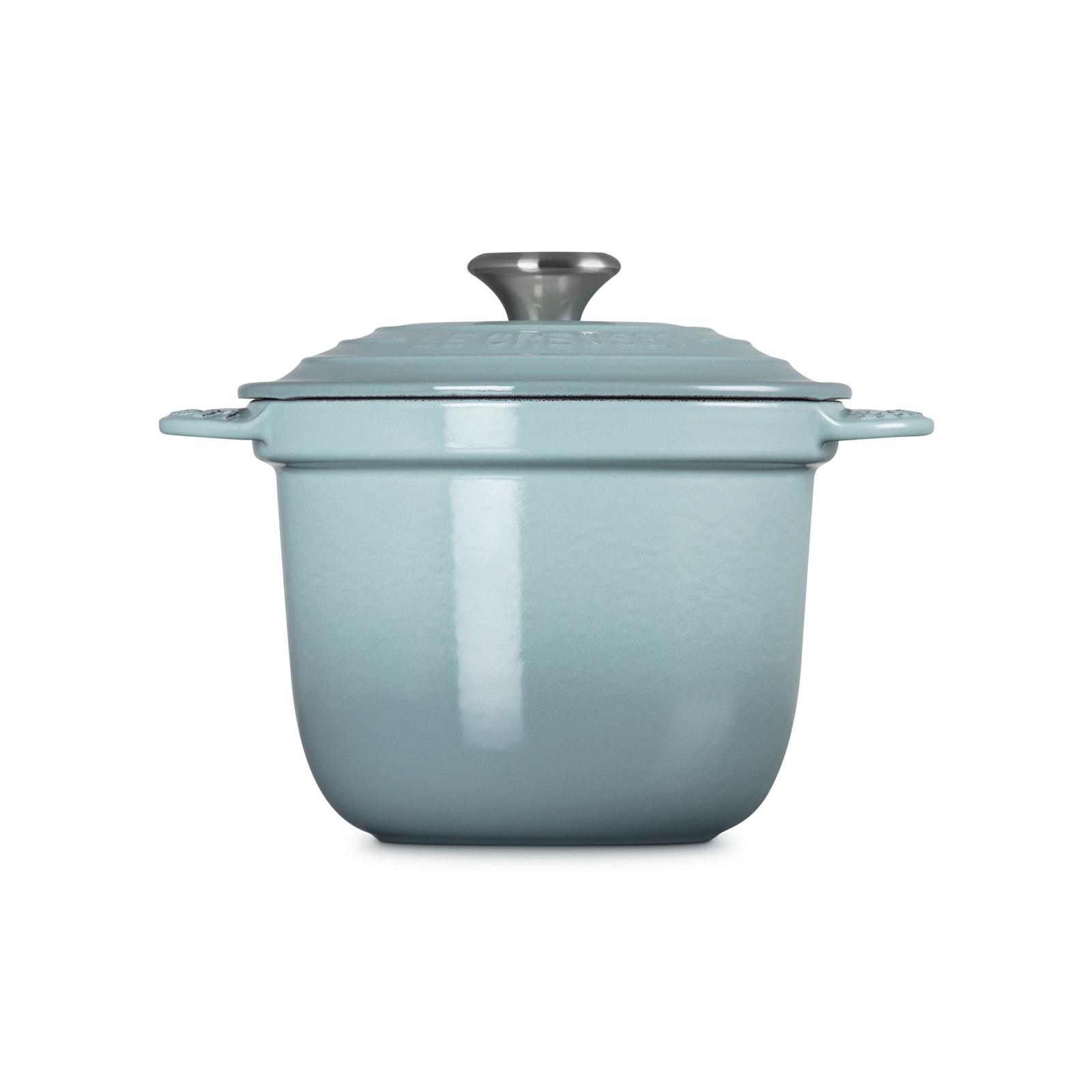 ルクルーゼ　ココット・エブリィ 18 シーソルト (ブラックマットホーロー) ココット・エブリィ 18 シーソルト (ブラックマットホーロー