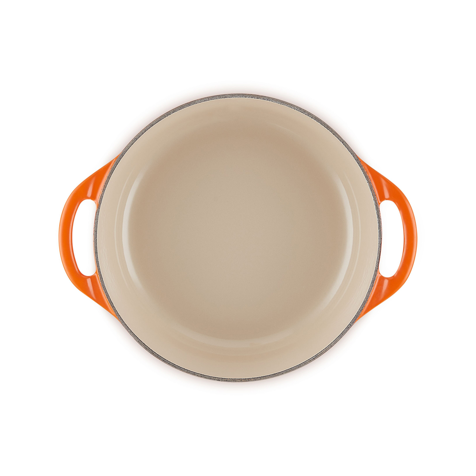 ココット・ビス 22cm オレンジ (シルバーツマミ) | 両手鍋 ｜ル