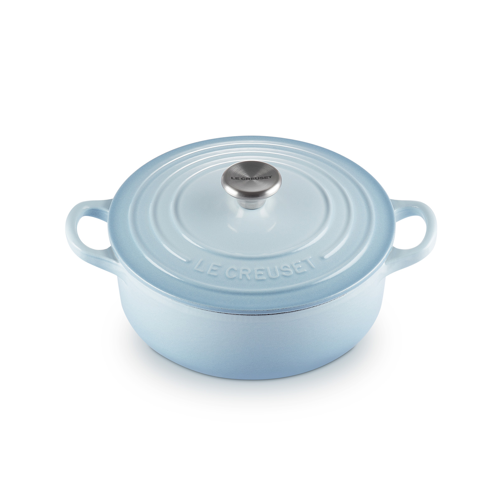 LE CREUSET 水色 22cm ココットジャポネーゼ 浅鍋 LE CREUSET 水色