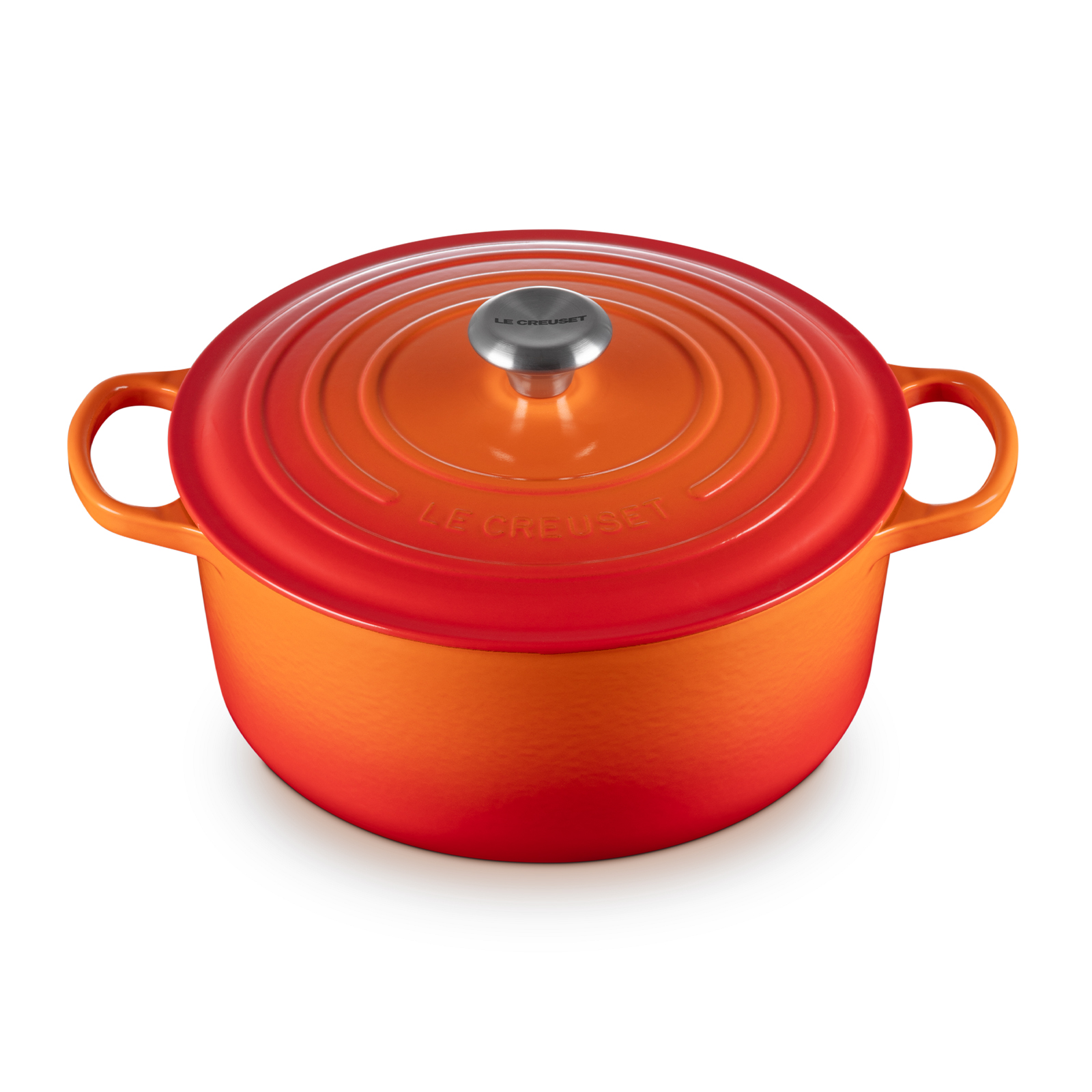 シグニチャー ココット・ロンド 28cm オレンジ | 両手鍋 ｜ル