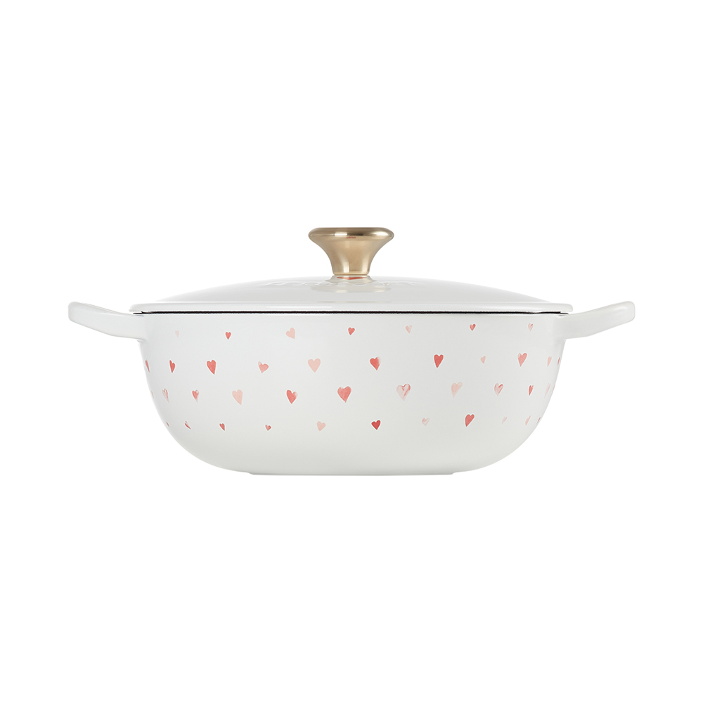 ル・クルーゼ　ホワイト22㎝　両手鍋 LE CREUSET ル・クルーゼ マルミット ホワイト 両手鍋 - メルカリ