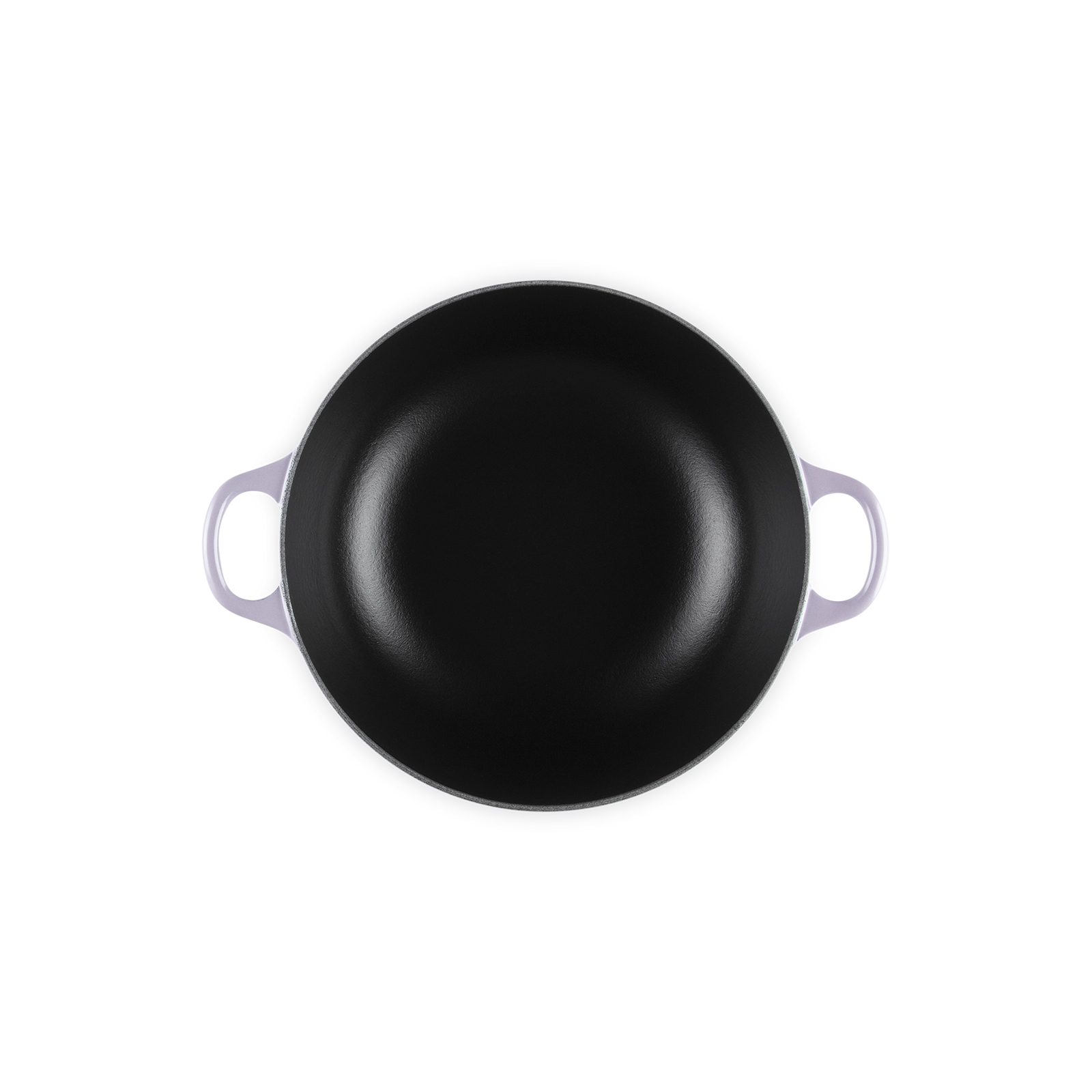 ル・クルーゼ　マルミット 22cm ブラックマットホーロー　未使用品 マルミット 24cm ラベンダー (ブラックマットホーロー・シルバー