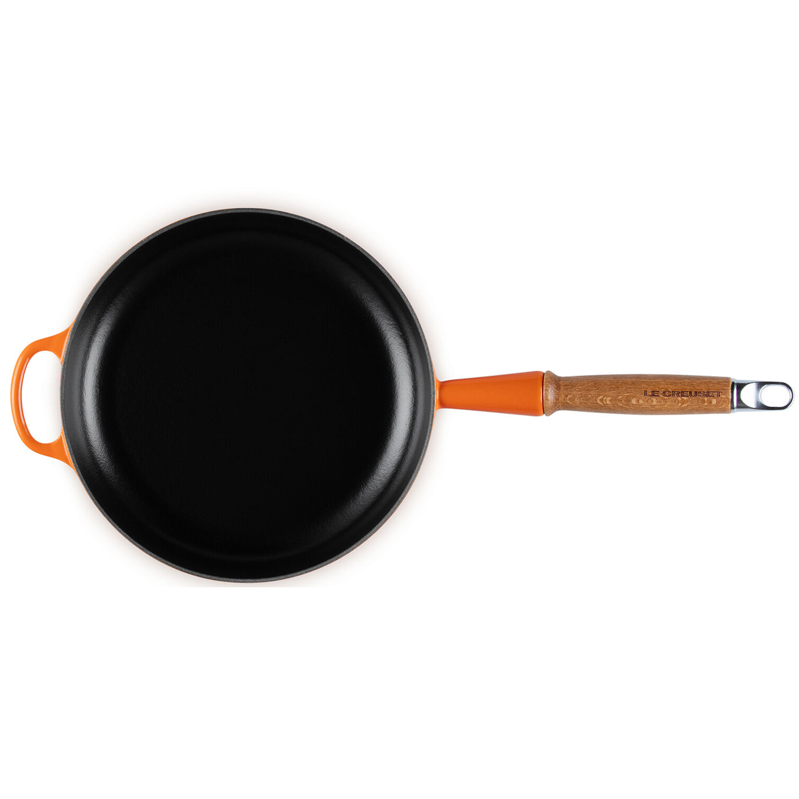 シグニチャー フライパン 28cm (ウッドハンドル) オレンジ
