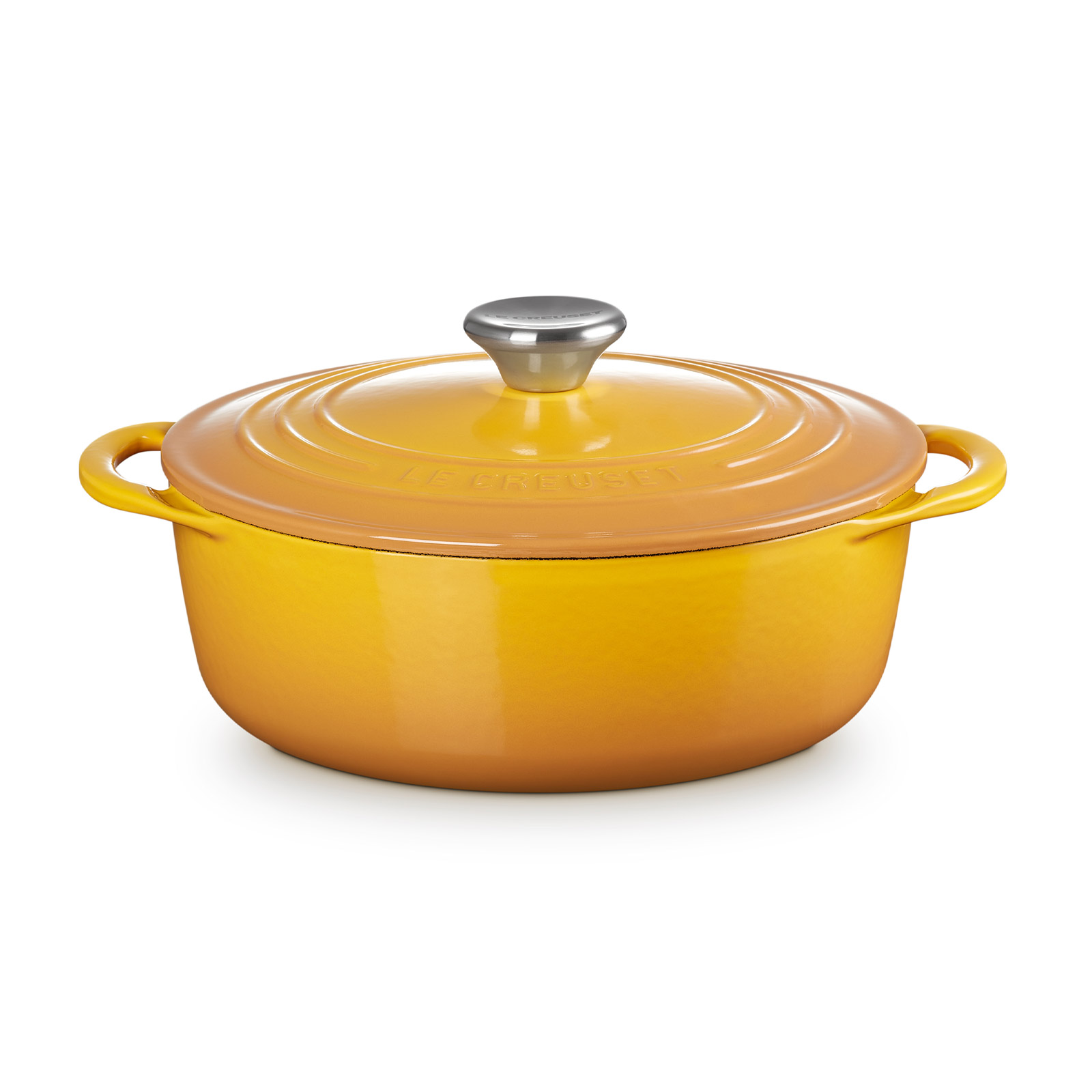 ル・クルーゼ(LE CREUSET) ココット ビス ロンド IH対応 両手鍋 20cm(オレンジ) ココット・ビス 22cm ネクター (シルバーツマミ) | 両手鍋 ｜ル