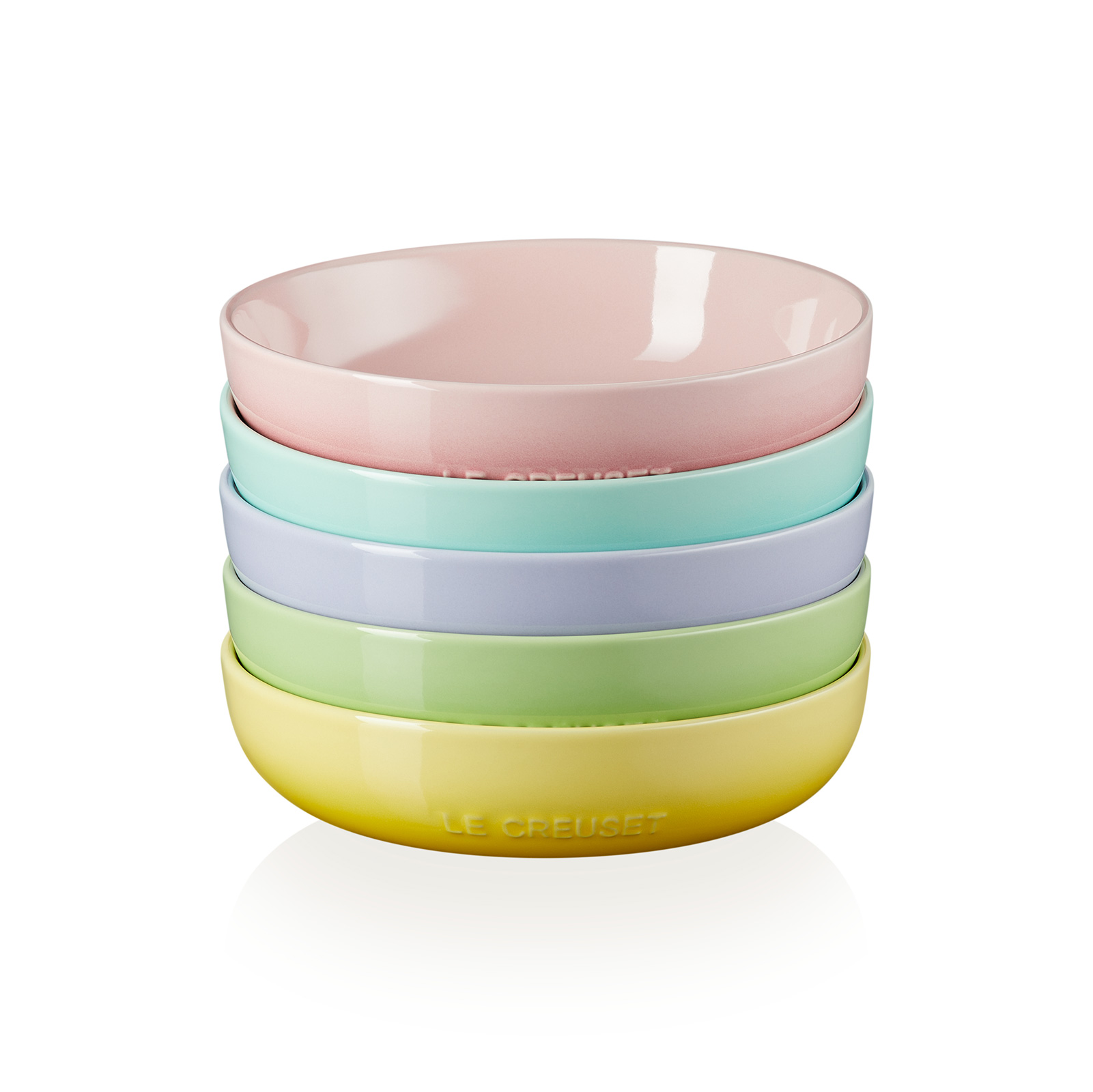 パステルレインボー スフィア・ディッシュ 18cm (5個入り